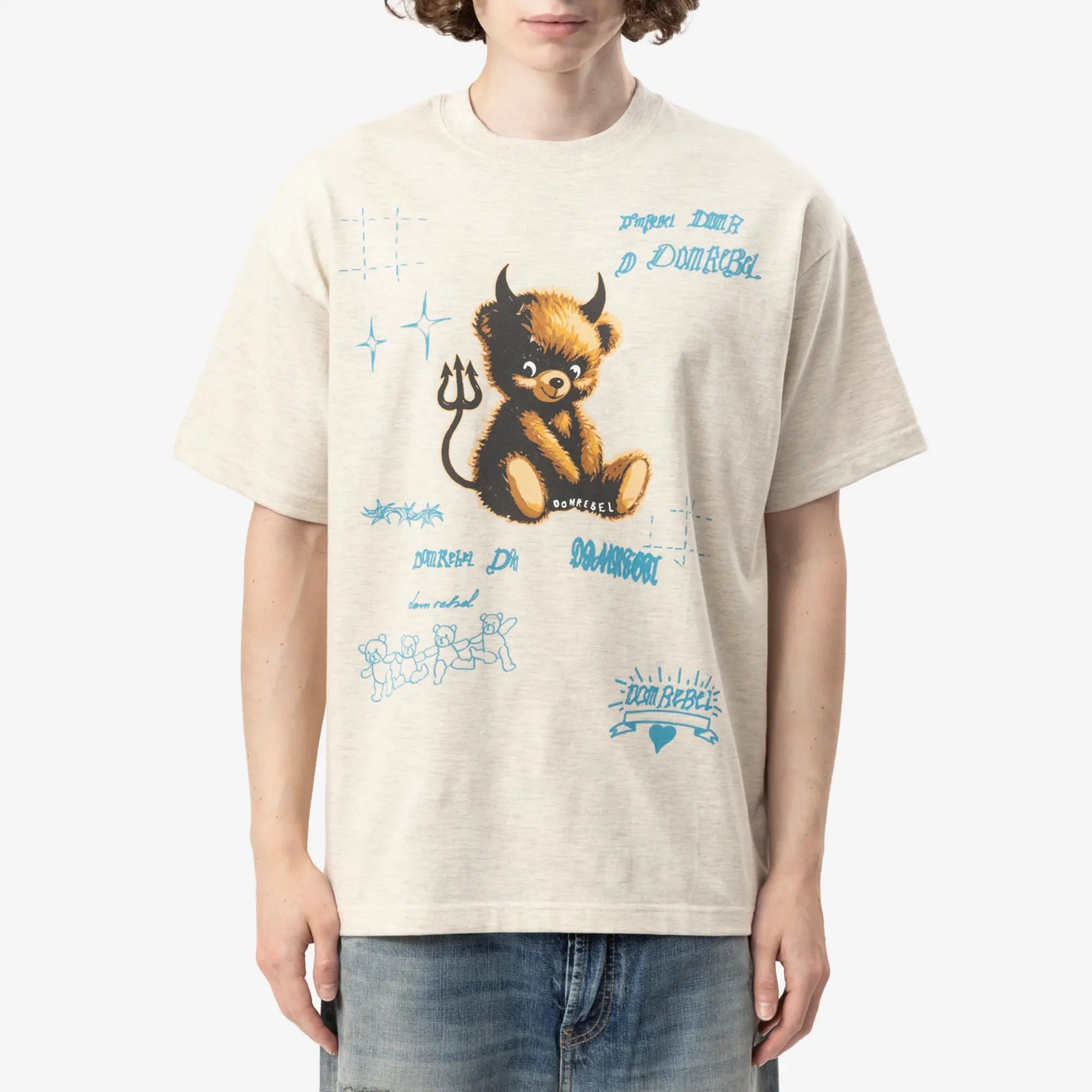 Dom Rebel Lil Dev T-Shirt Greige - 1