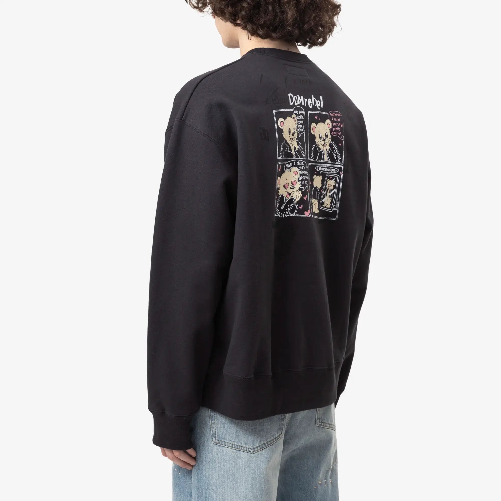 Dom Rebel Moi Sweatshirt Old Black - 4
