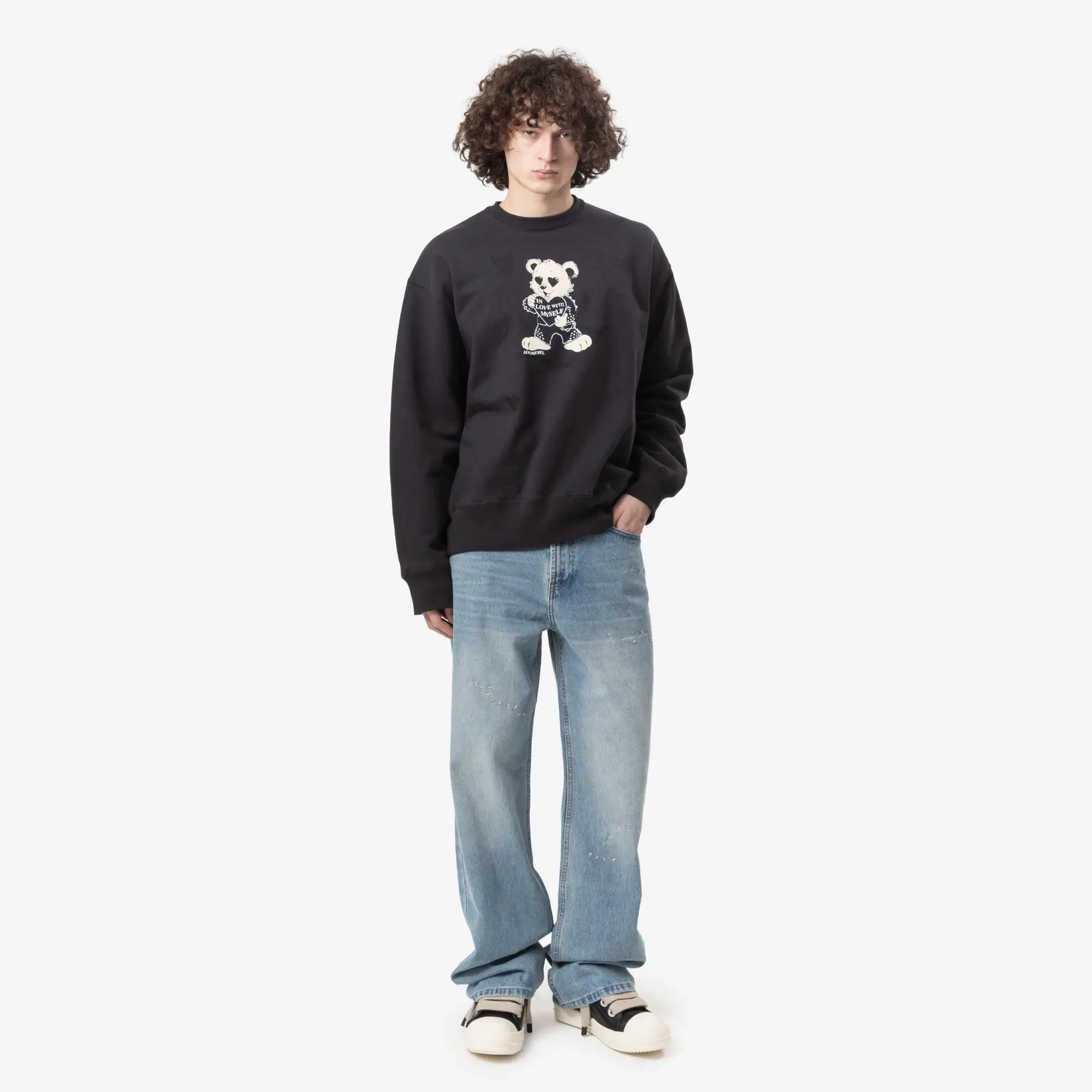 Dom Rebel Moi Sweatshirt Old Black - 2