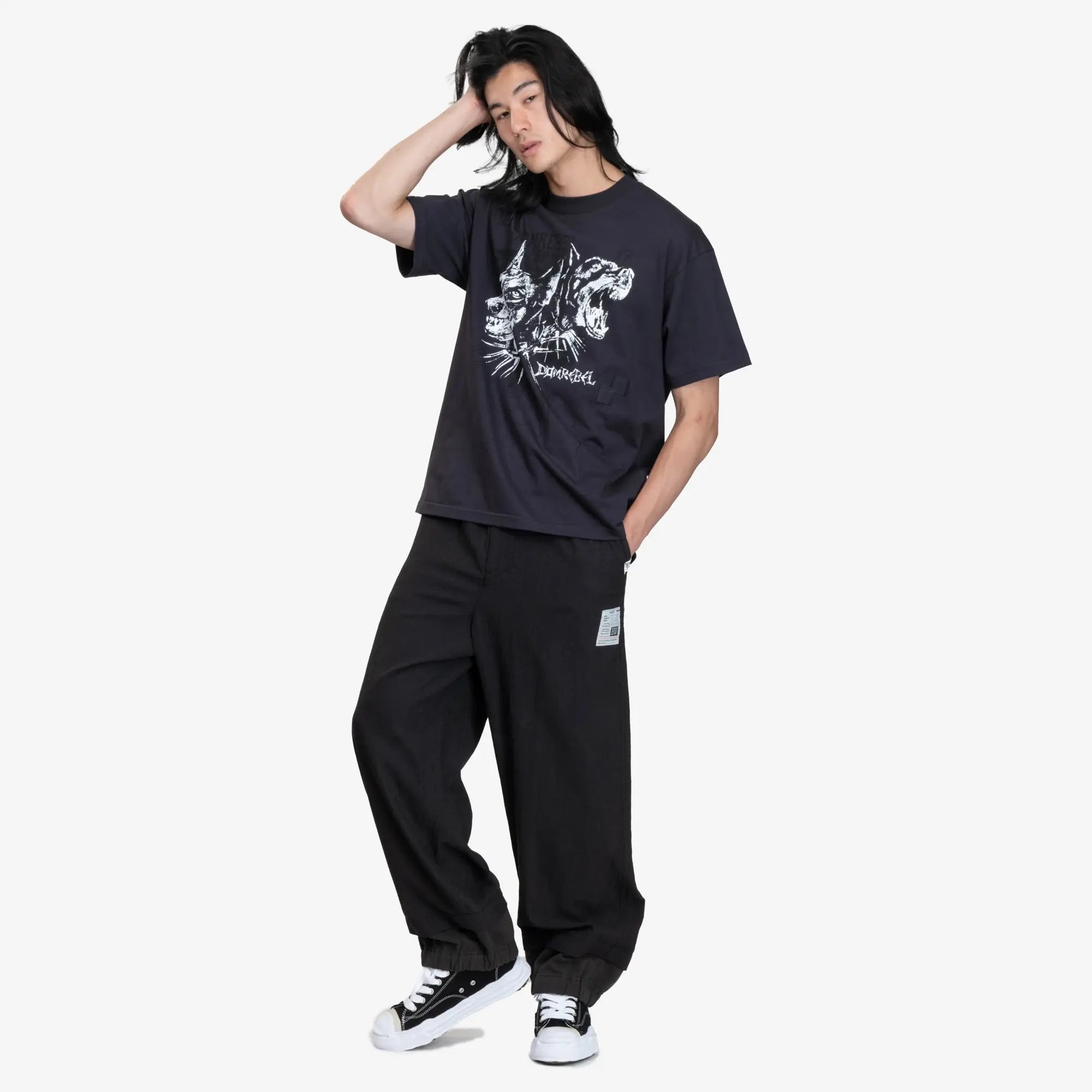 Dom Rebel Puppy T-Shirt Old Black - 2