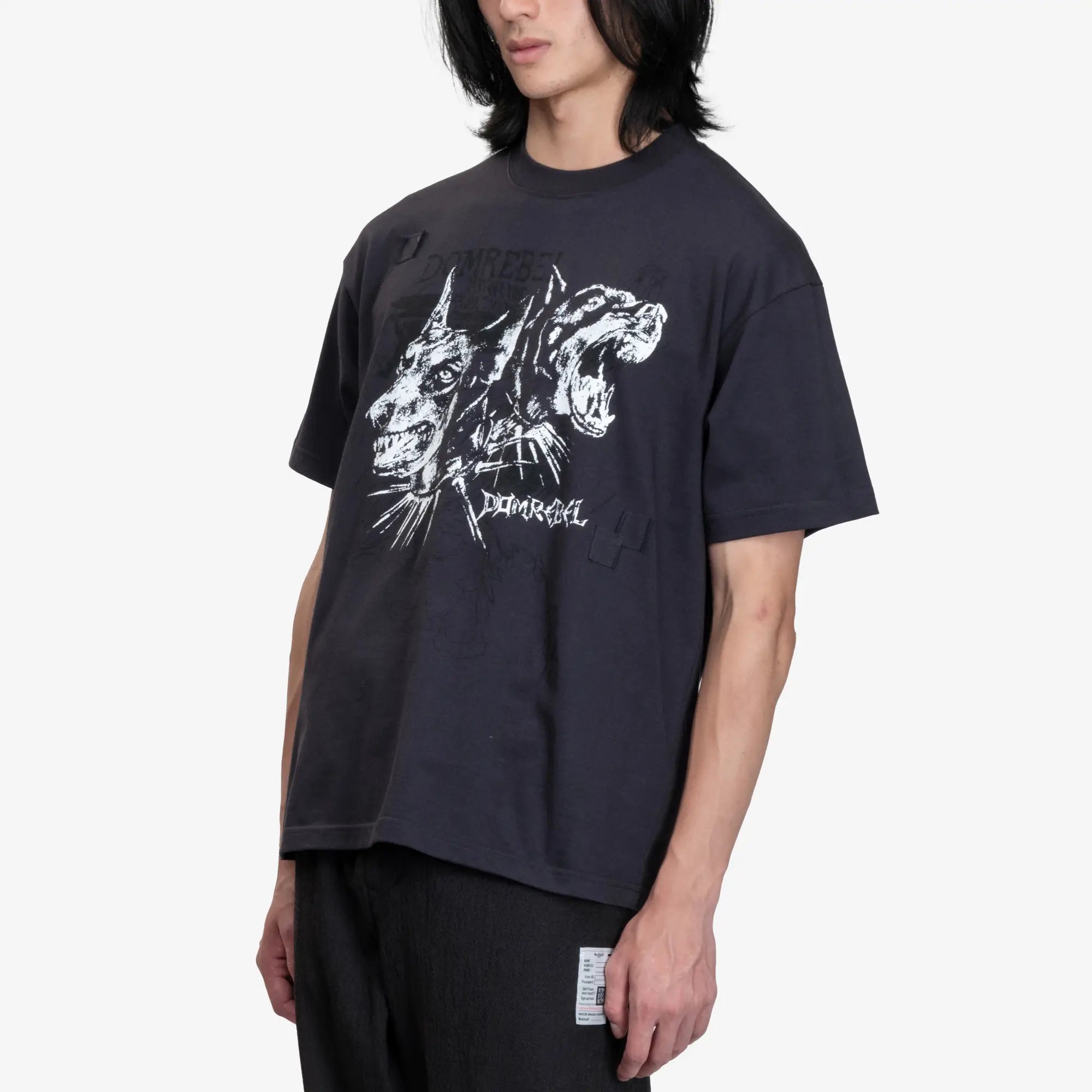Dom Rebel Puppy T-Shirt Old Black - 3