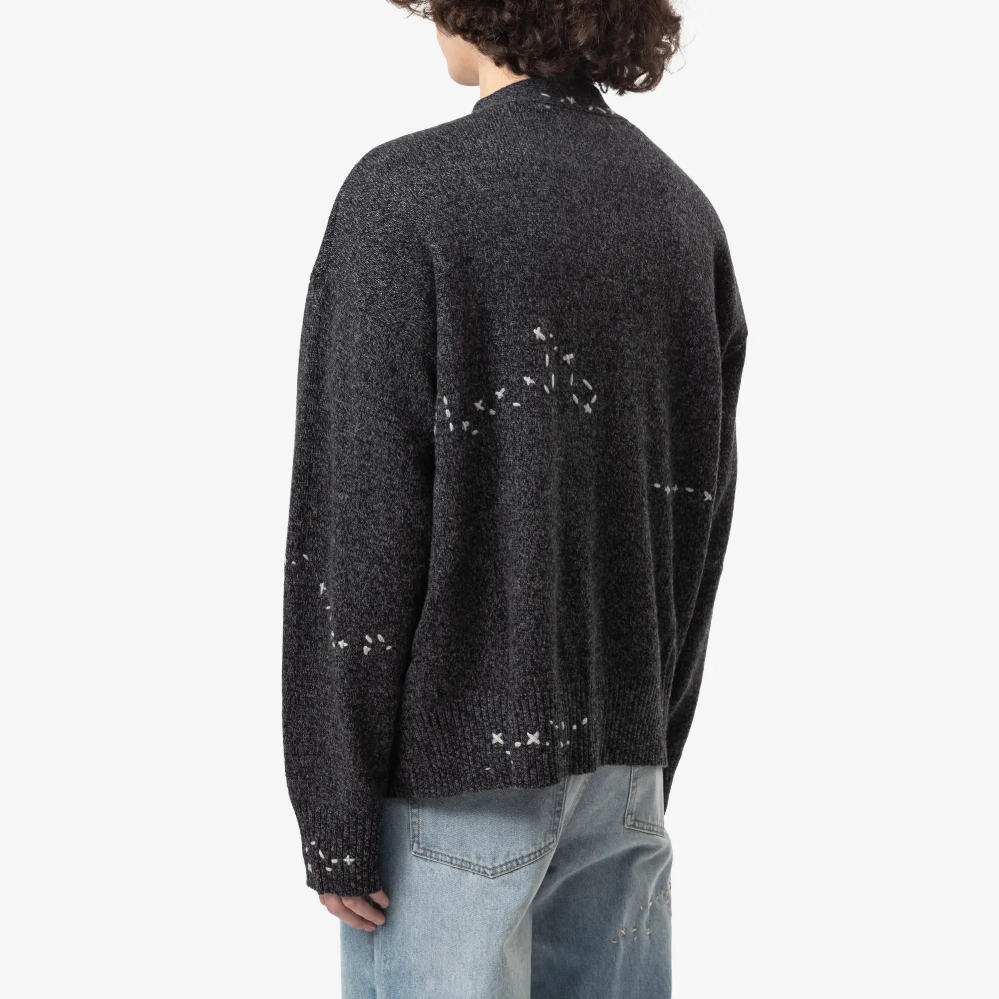 Dom Rebel Renegade Cardigan Charcoal - 4