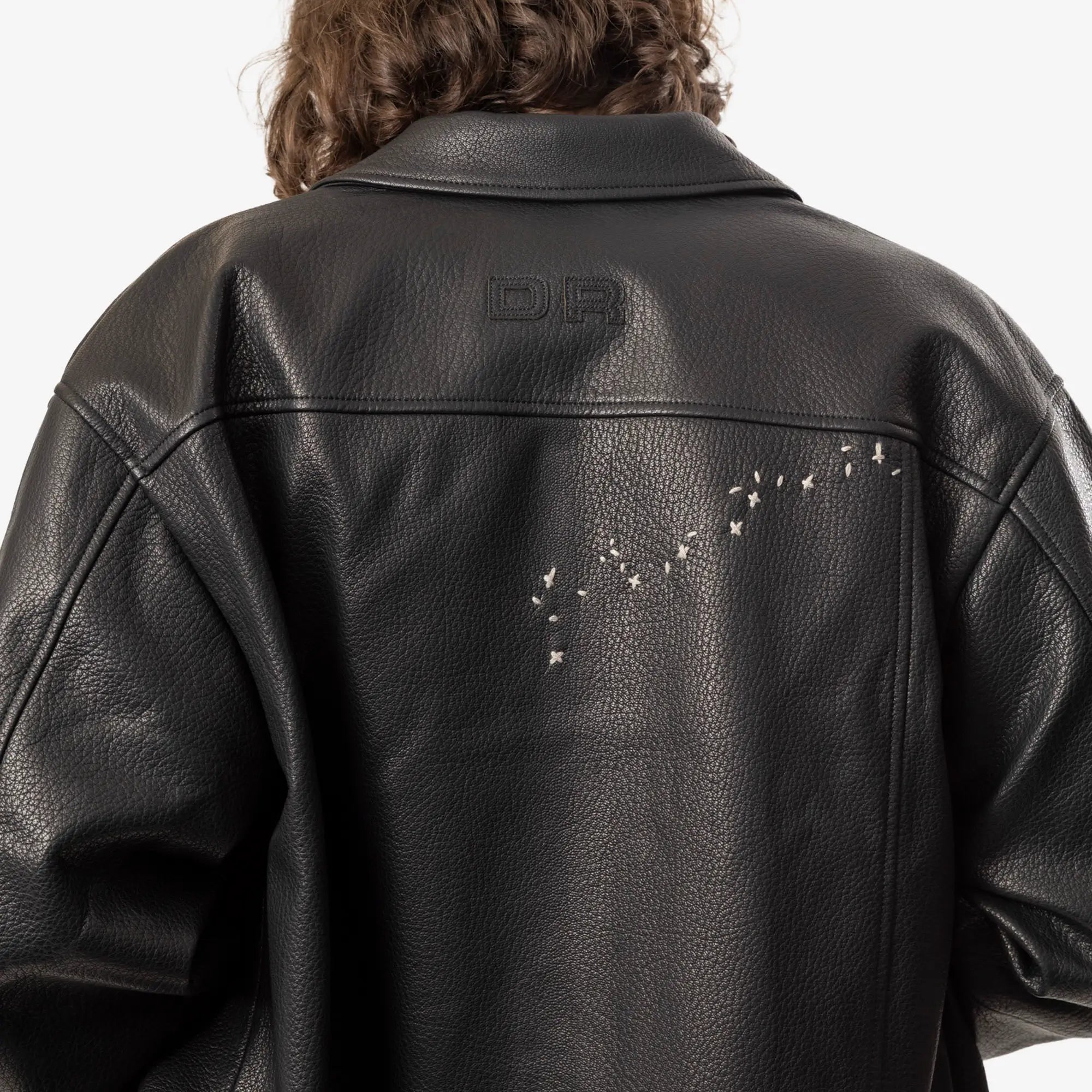 Dom Rebel Roses Leather Jacket Black - 5