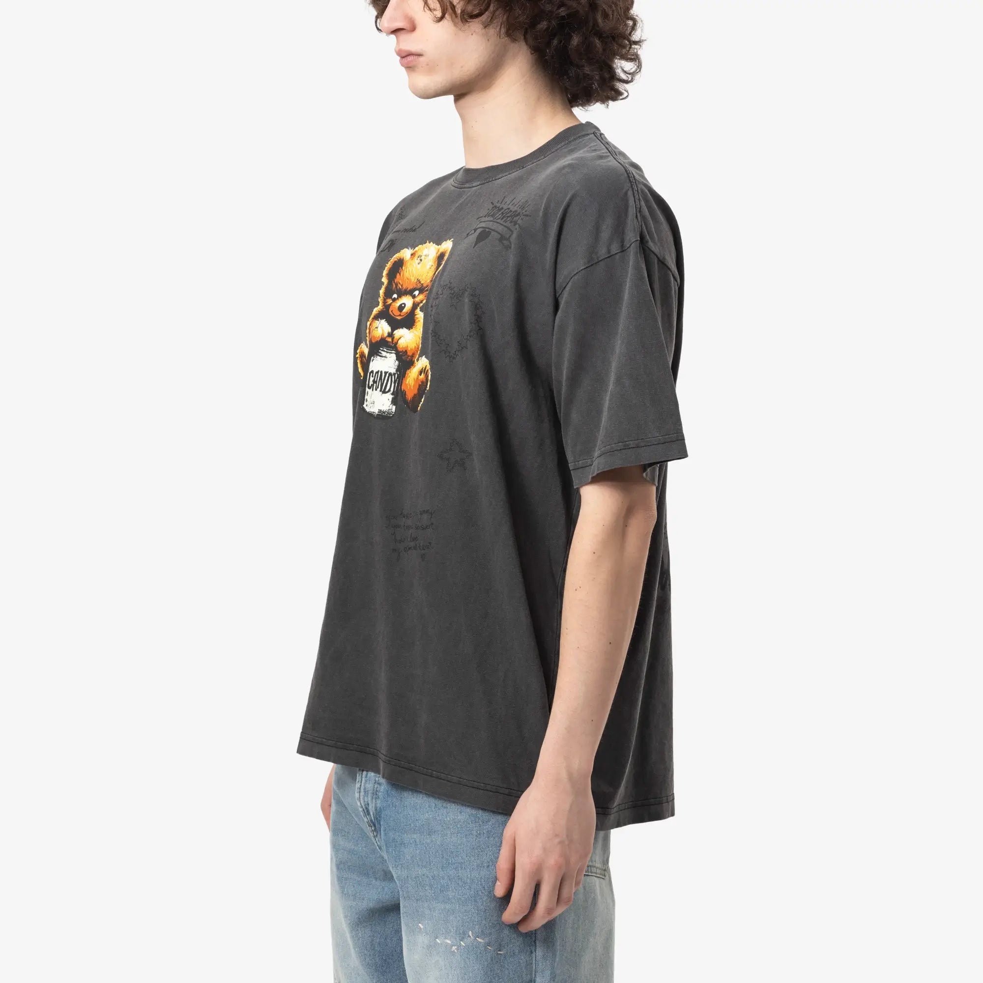 Dom Rebel Treats T-Shirt Faded Black - 3