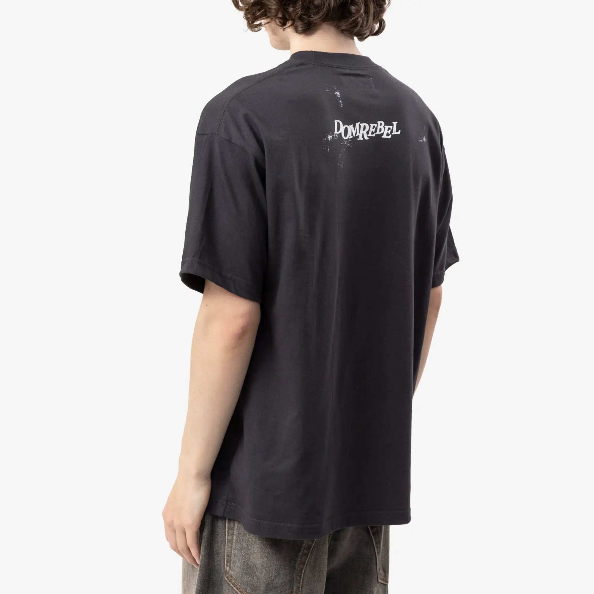 Dom Rebel ZZZ Bear T-Shirt Old Black - 4