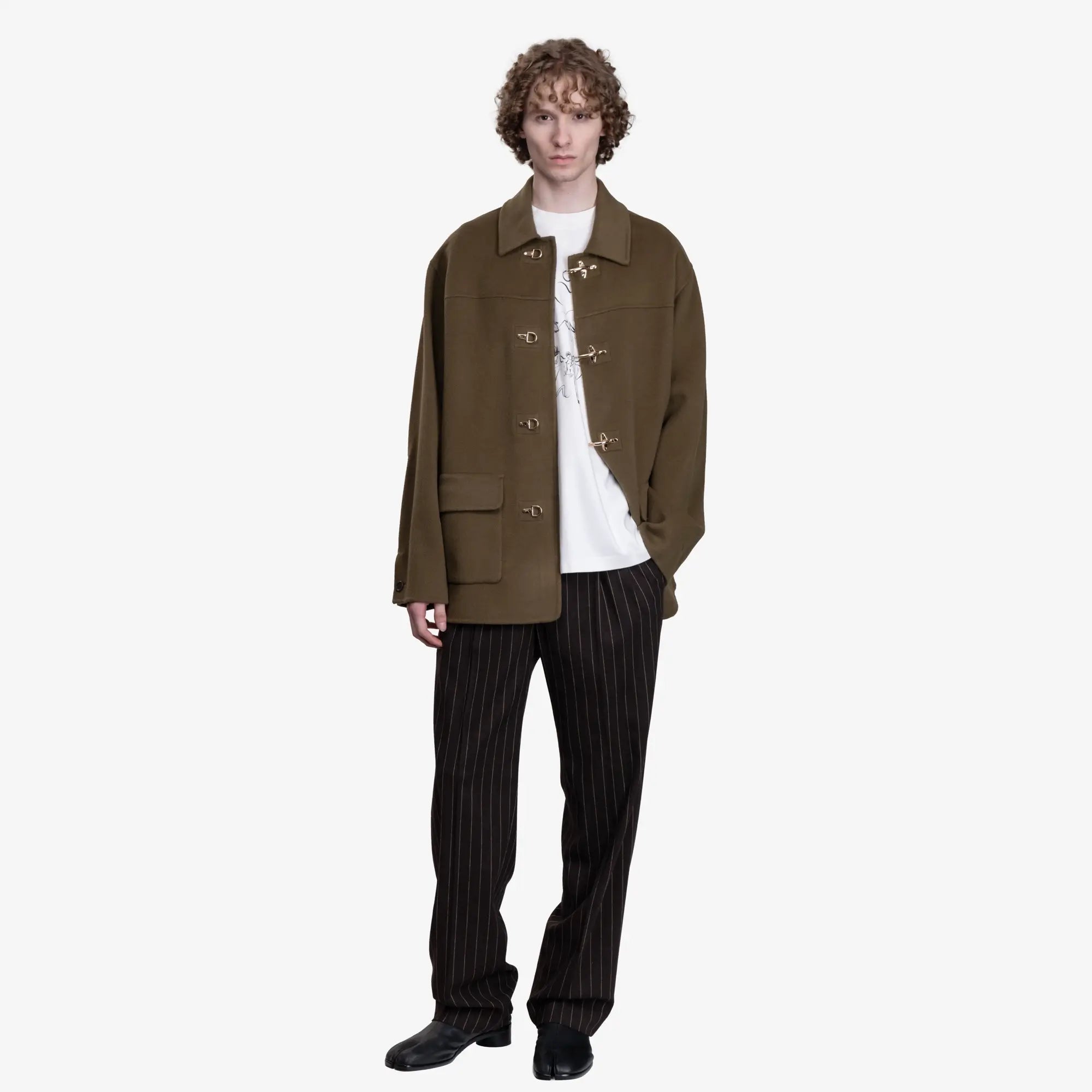 Drôle de Monsieur La Veste Caban Khaki - 2