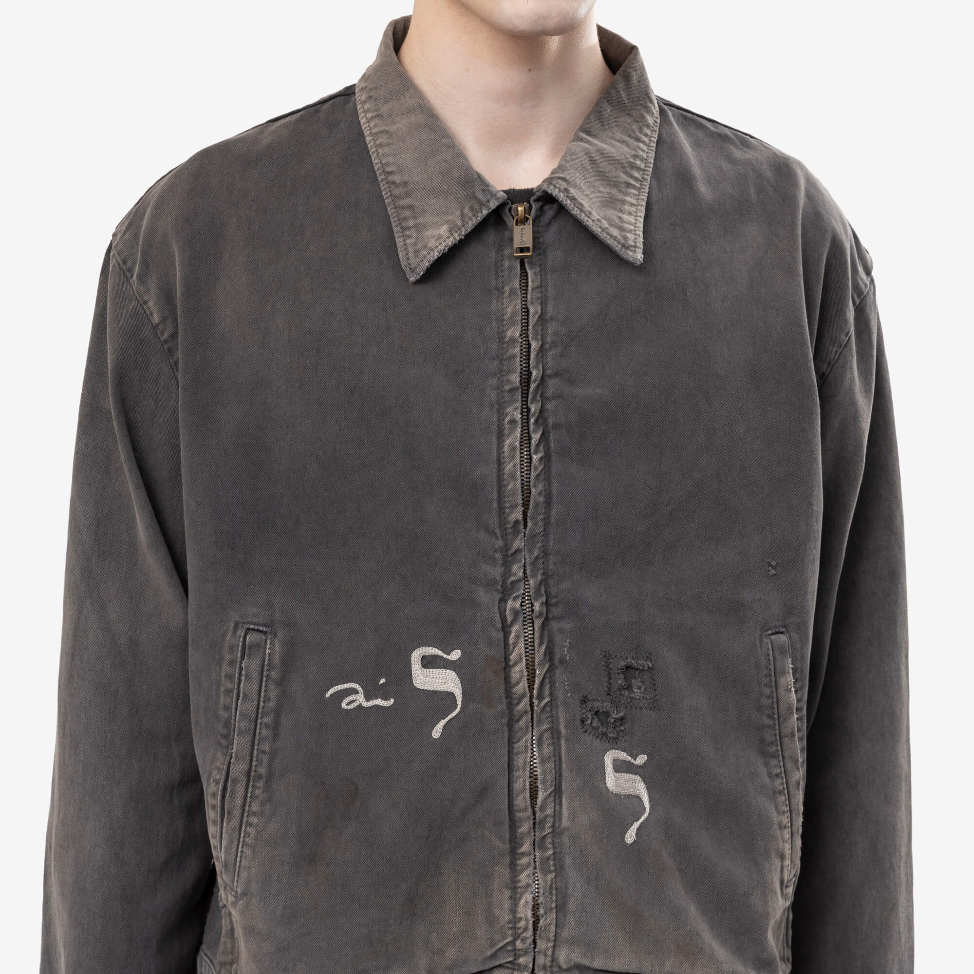 Enfants Riches Deprimes Hebrew Mechanics Jacket Black-5