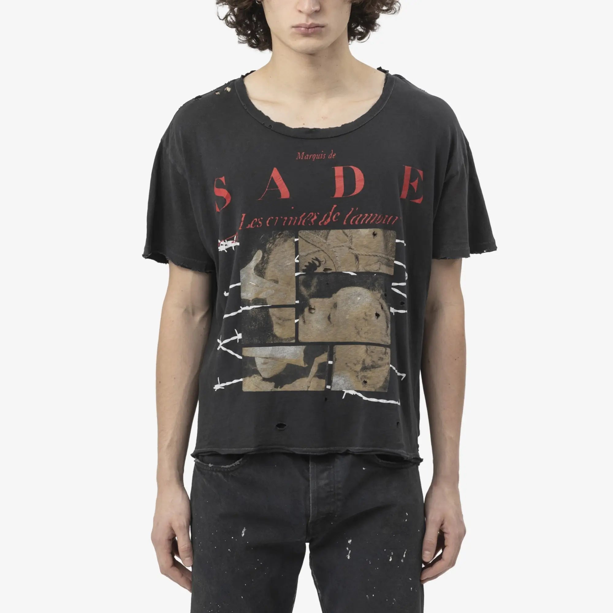 Enfants Riches Deprimes Les Crimes de L'Amour T-Shirt Thrashed Black - 1