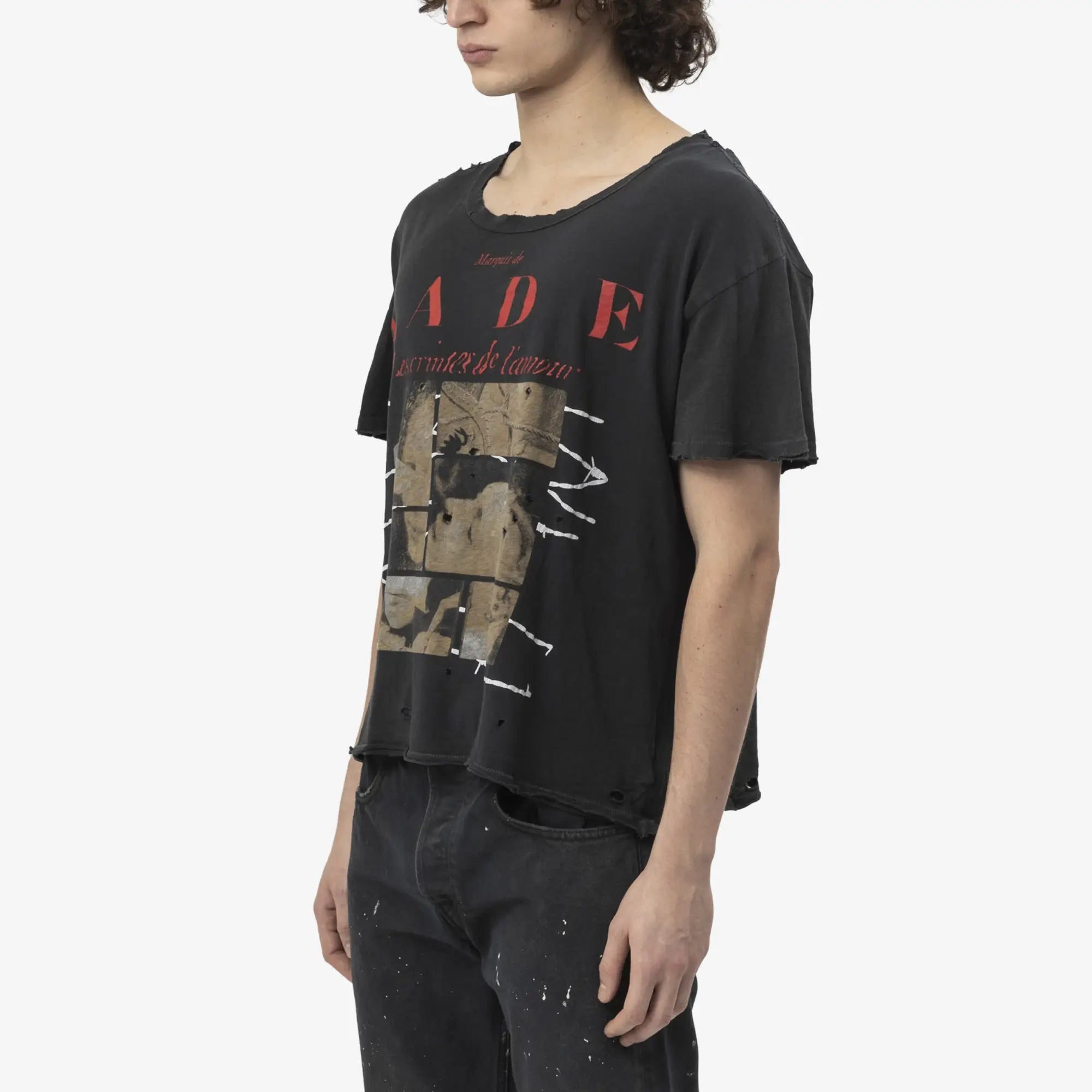 Enfants Riches Deprimes Les Crimes de L'Amour T-Shirt Thrashed Black - 3