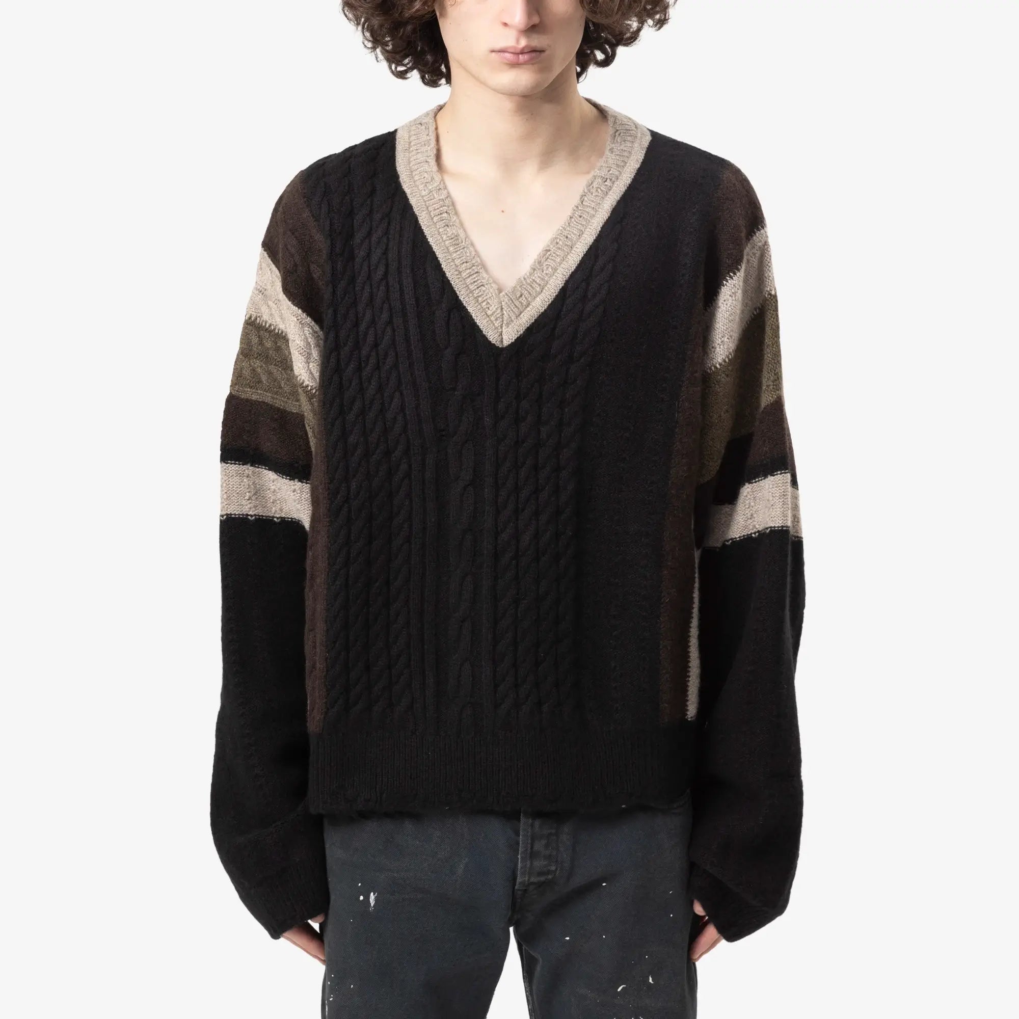 Enfants Riches Deprimes Roman Sweater Black - 1