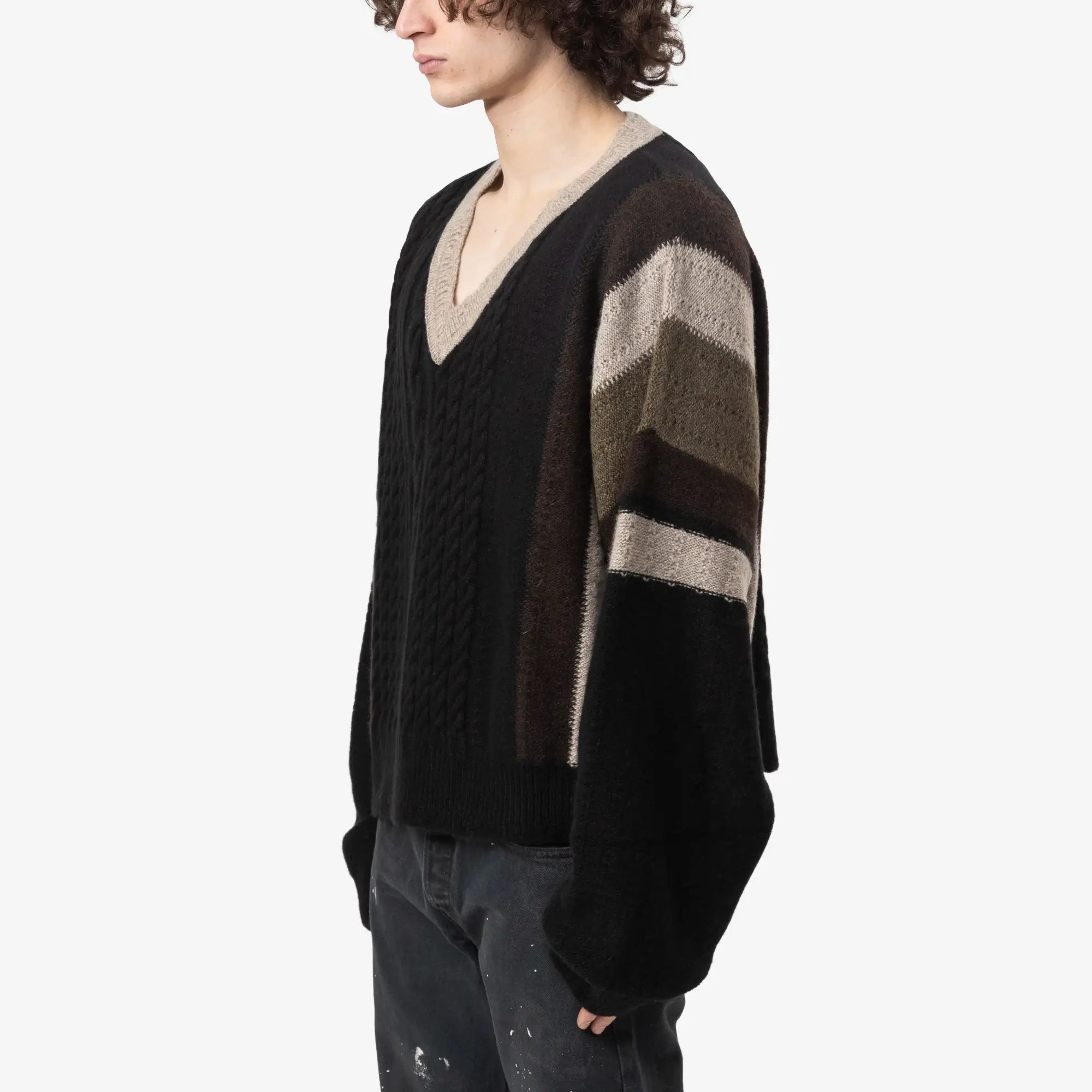 Enfants Riches Deprimes Roman Sweater Black - 3