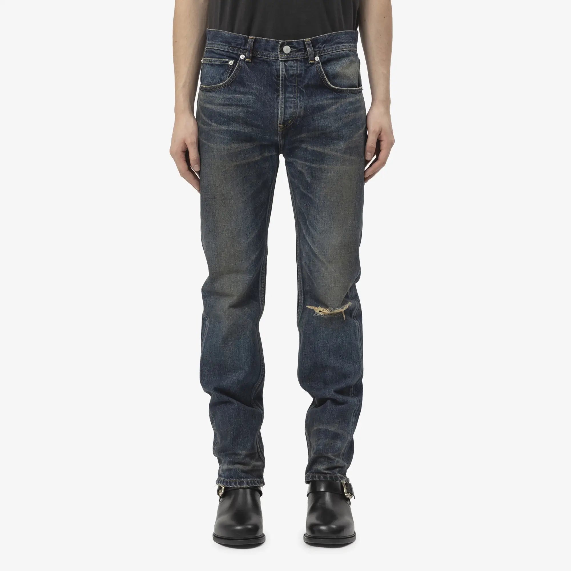 Enfants Riches Deprimes Straight Leg Jeans Blue - 1