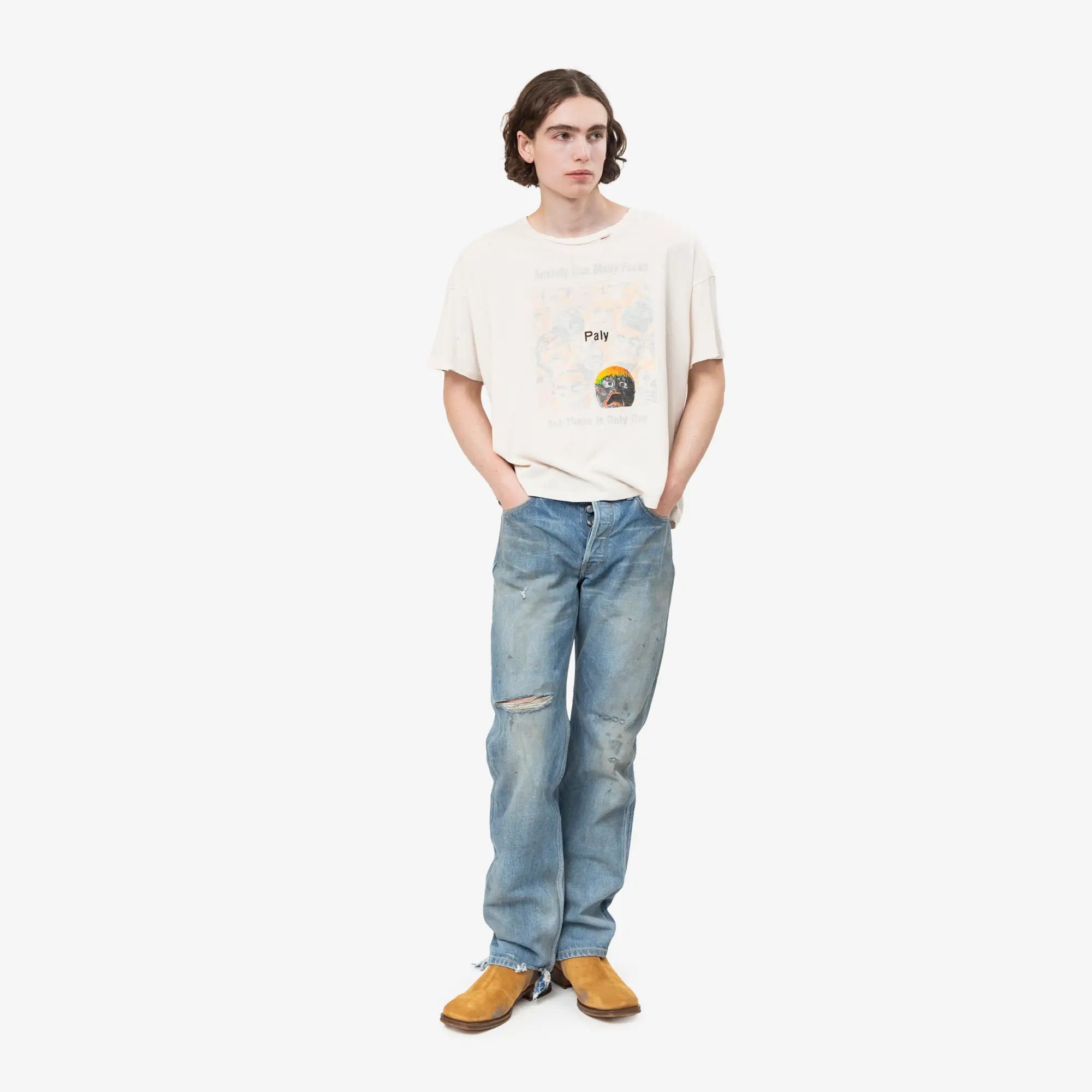 Enfants Riches Deprimes Tommy Tonsil Jeans Dirty Light Blue - 2