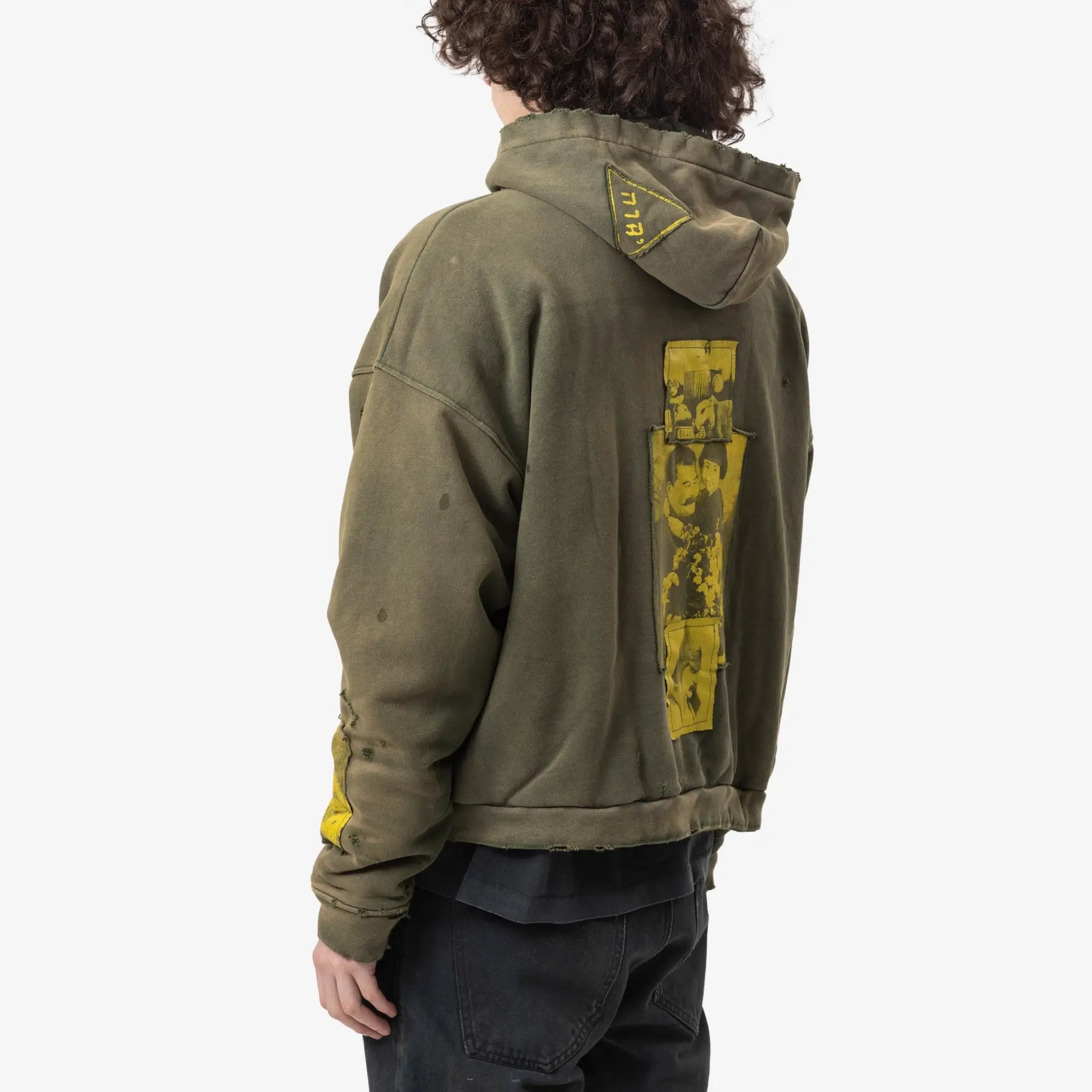 Enfants Riches Deprimes Two Wars Within One Assemblage Zip Hoody Gardener Green - 4