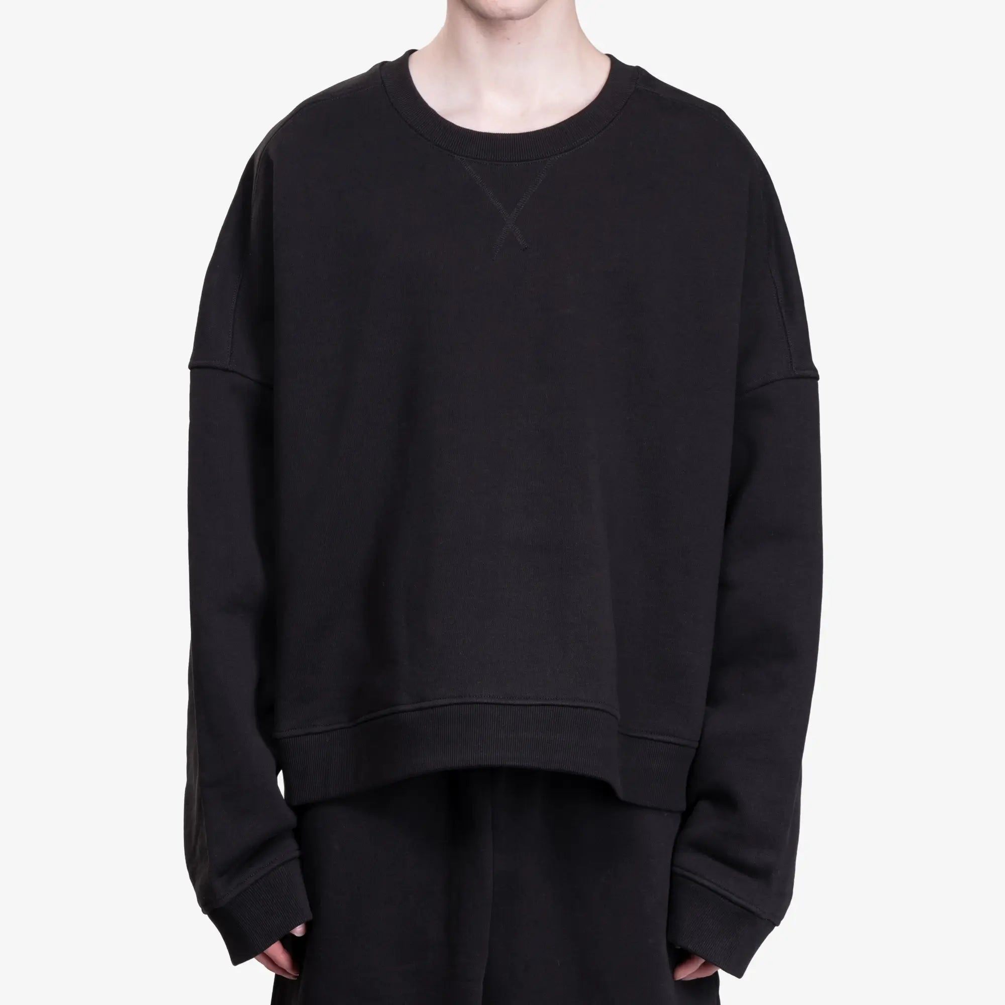 Entire Studios Box Sweatshirt Black - 1