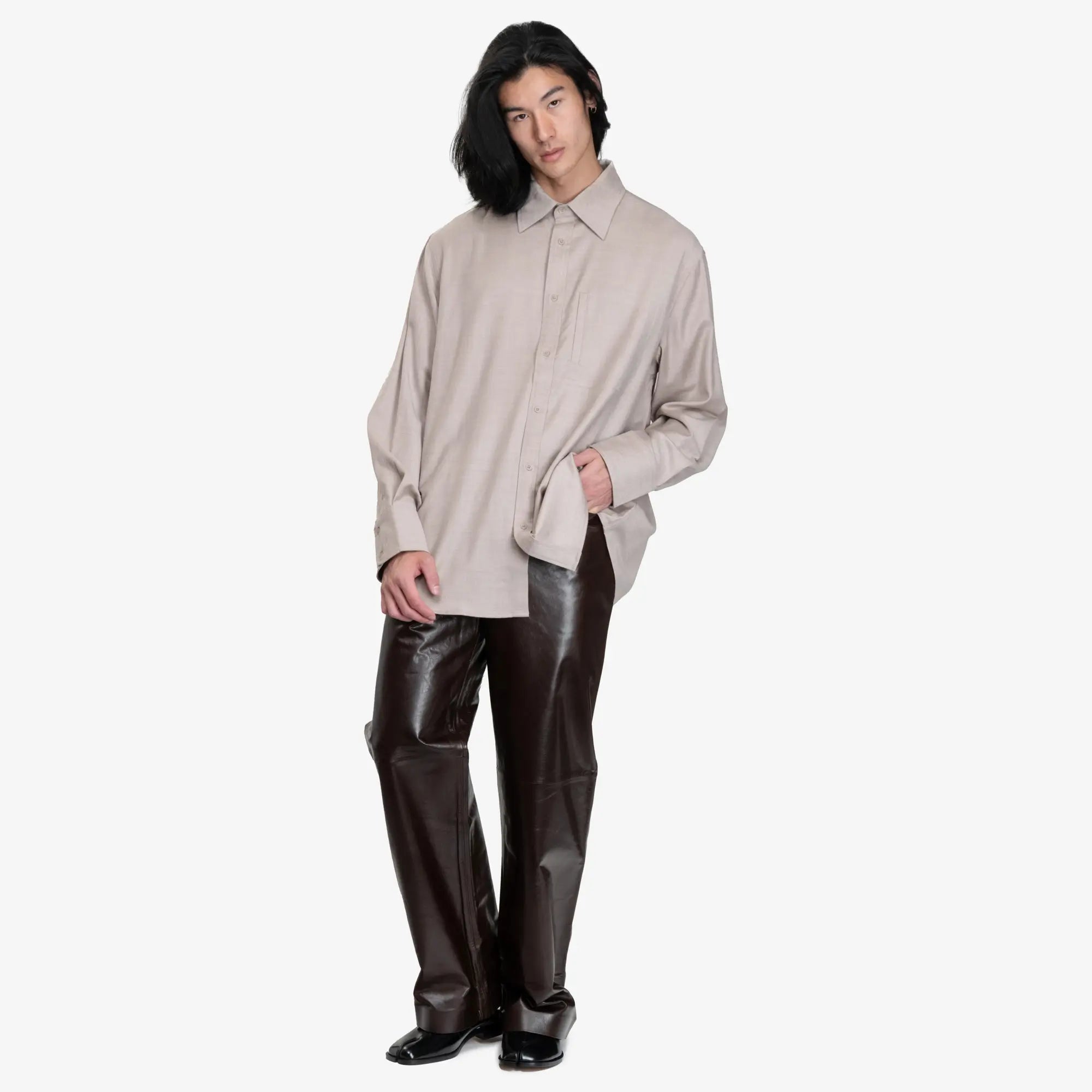 Entire Studios Classic Shirt Warm Gray - 2