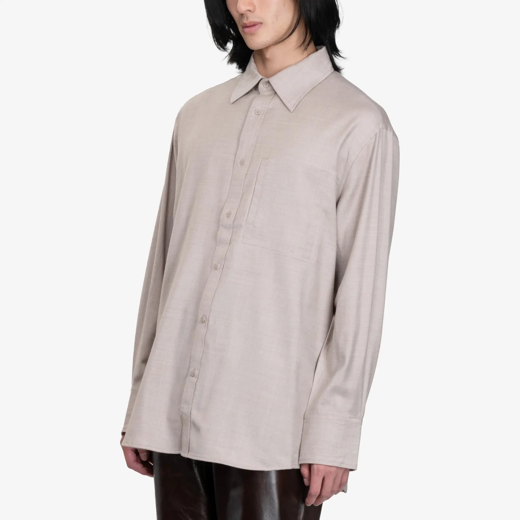 Entire Studios Classic Shirt Warm Gray - 3