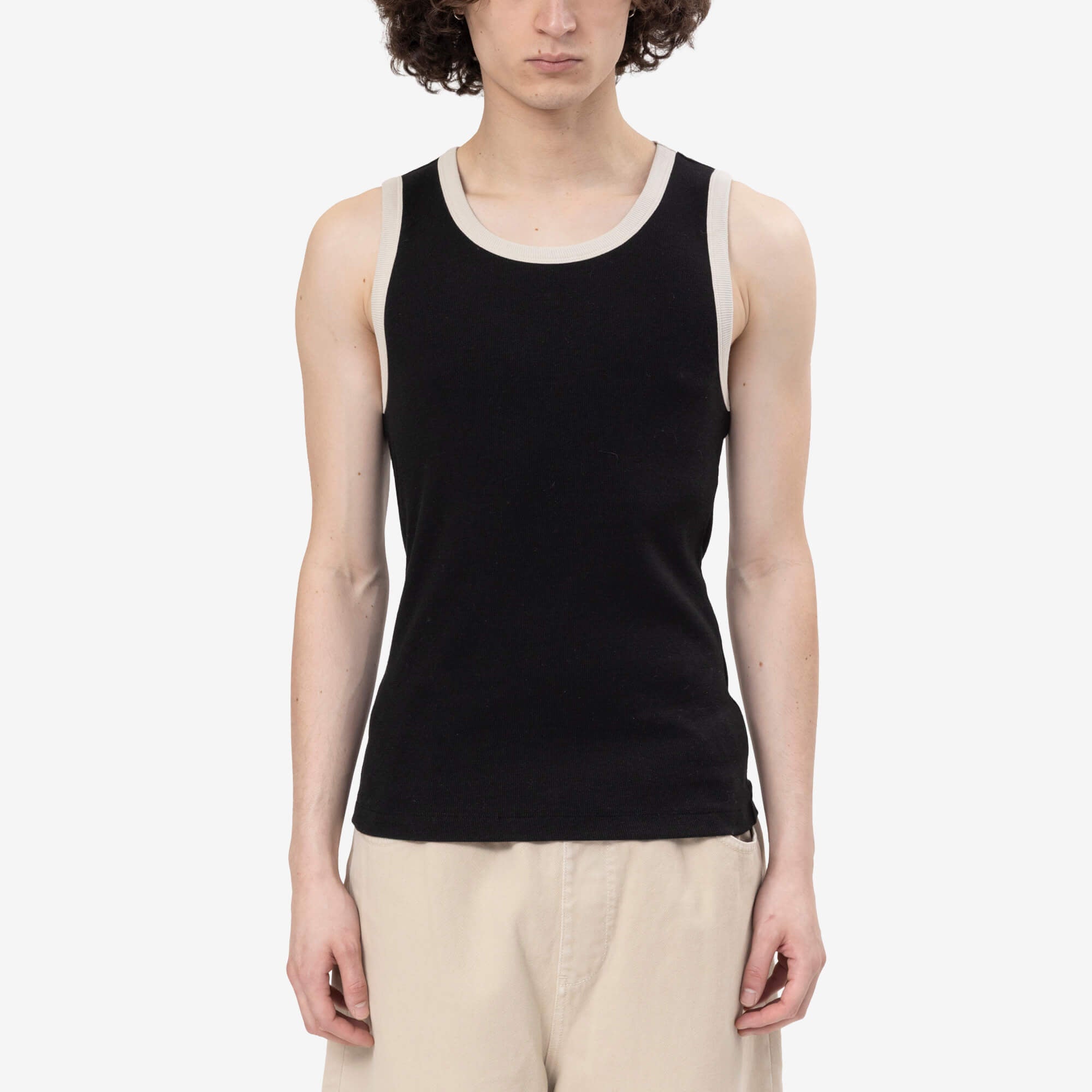Entire Studios Contro Tank Top Skunk - 1