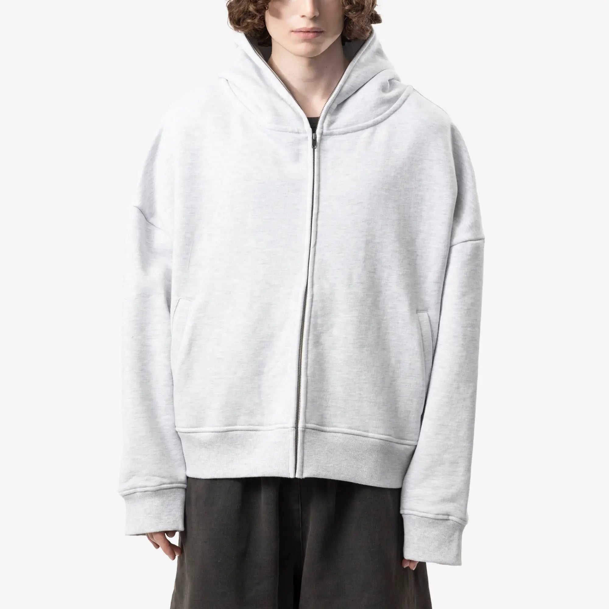 Entire Studios Eternal Zip Hoody Heather Grey - 1