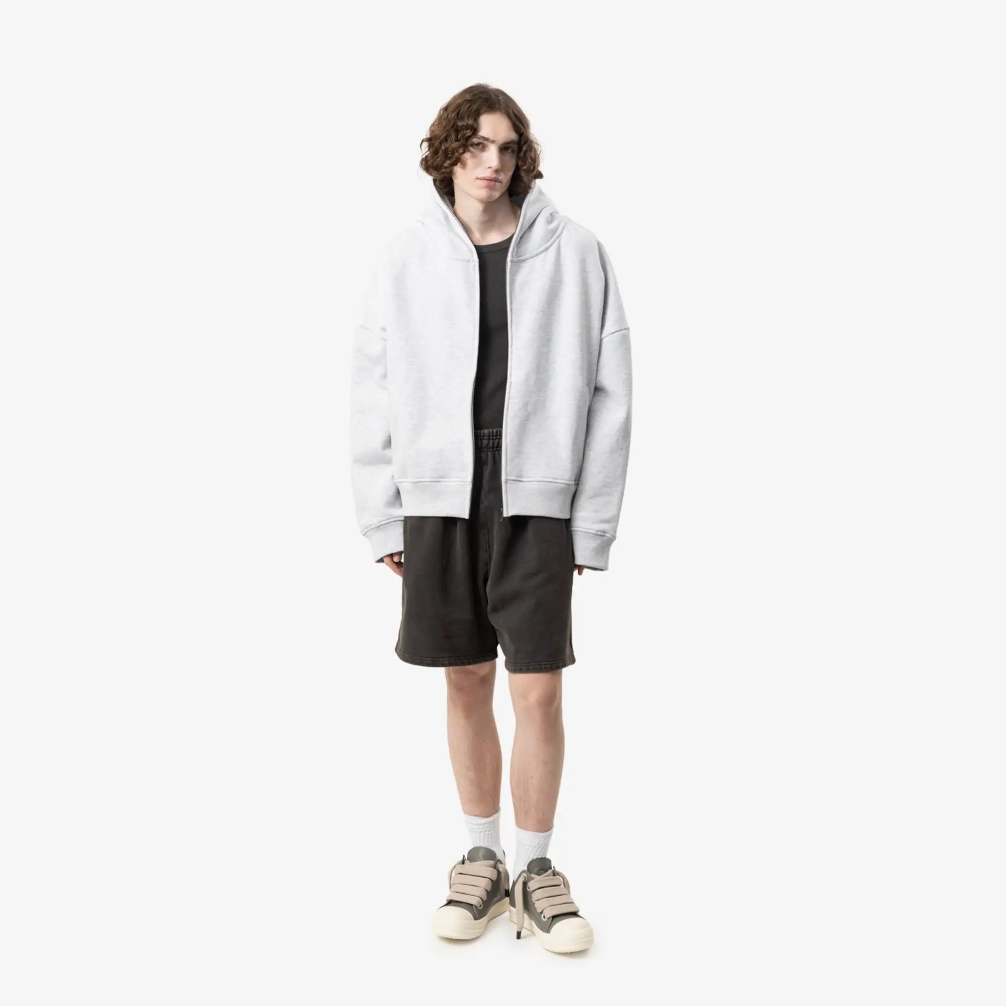 Entire Studios Eternal Zip Hoody Heather Grey - 2