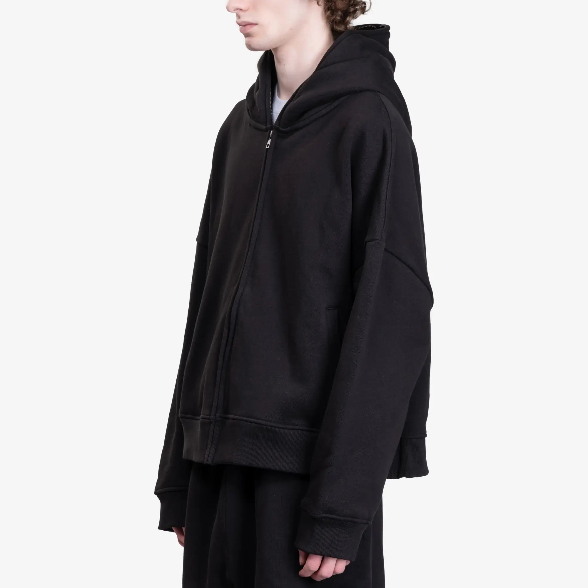 Entire Studios Eternal Zip Hoody Black - 3
