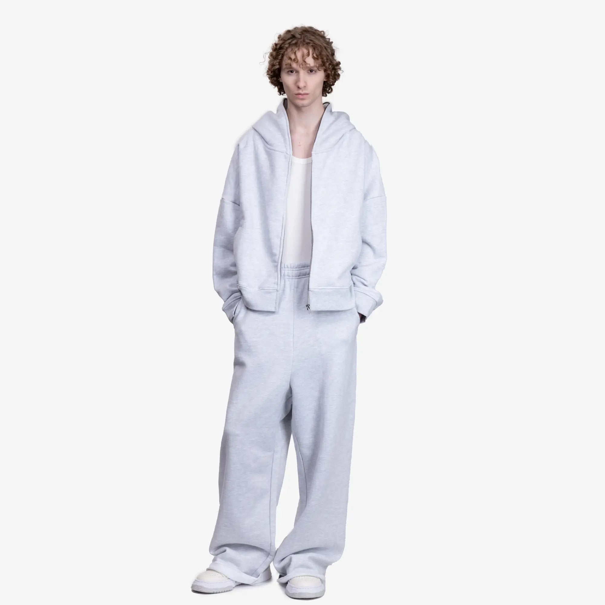 Entire Studios Eternal Zip Hoody Heather Grey - 2