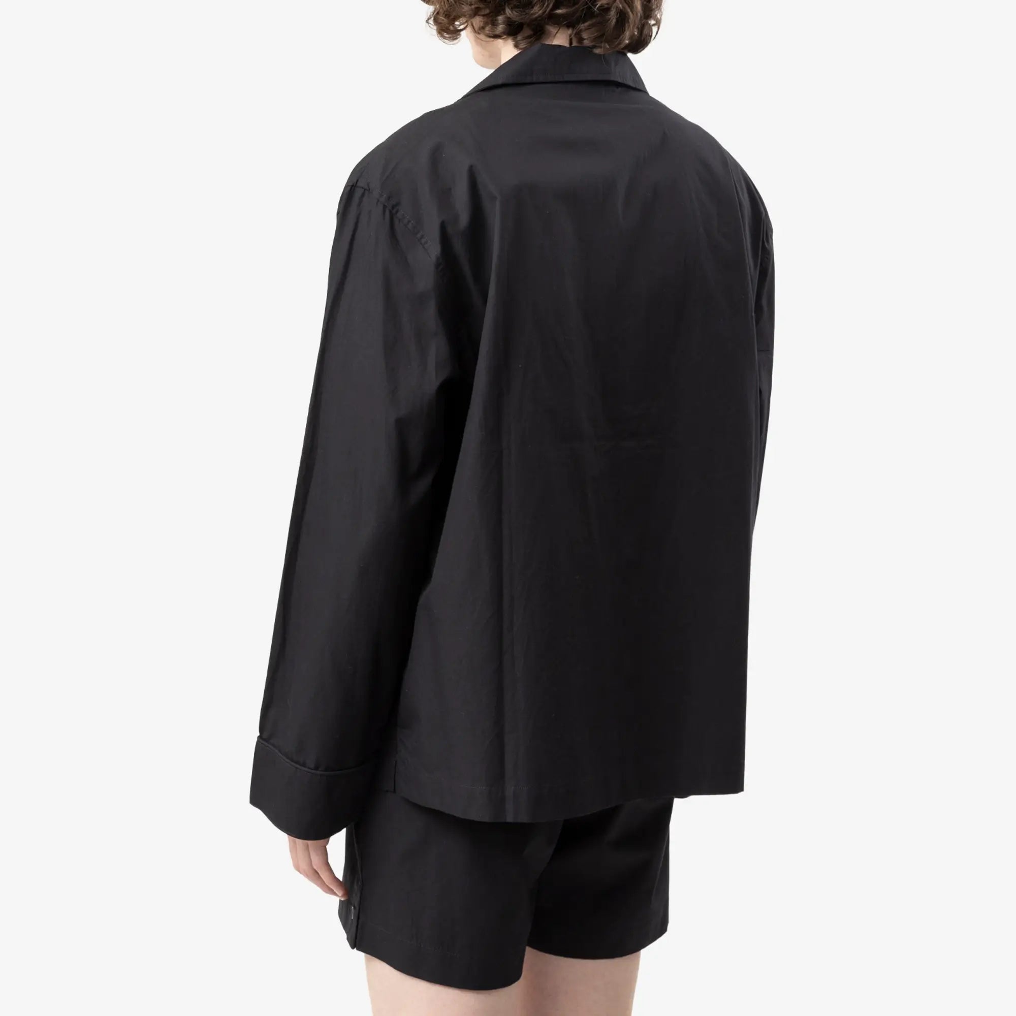Entire Studios Long Sleeve Pajama Shirt Black - 4