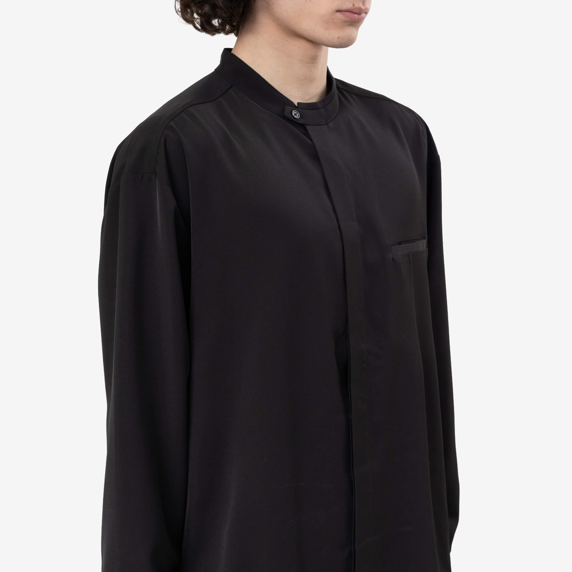 Entire Studios Mao Dart Shirt Black - 5