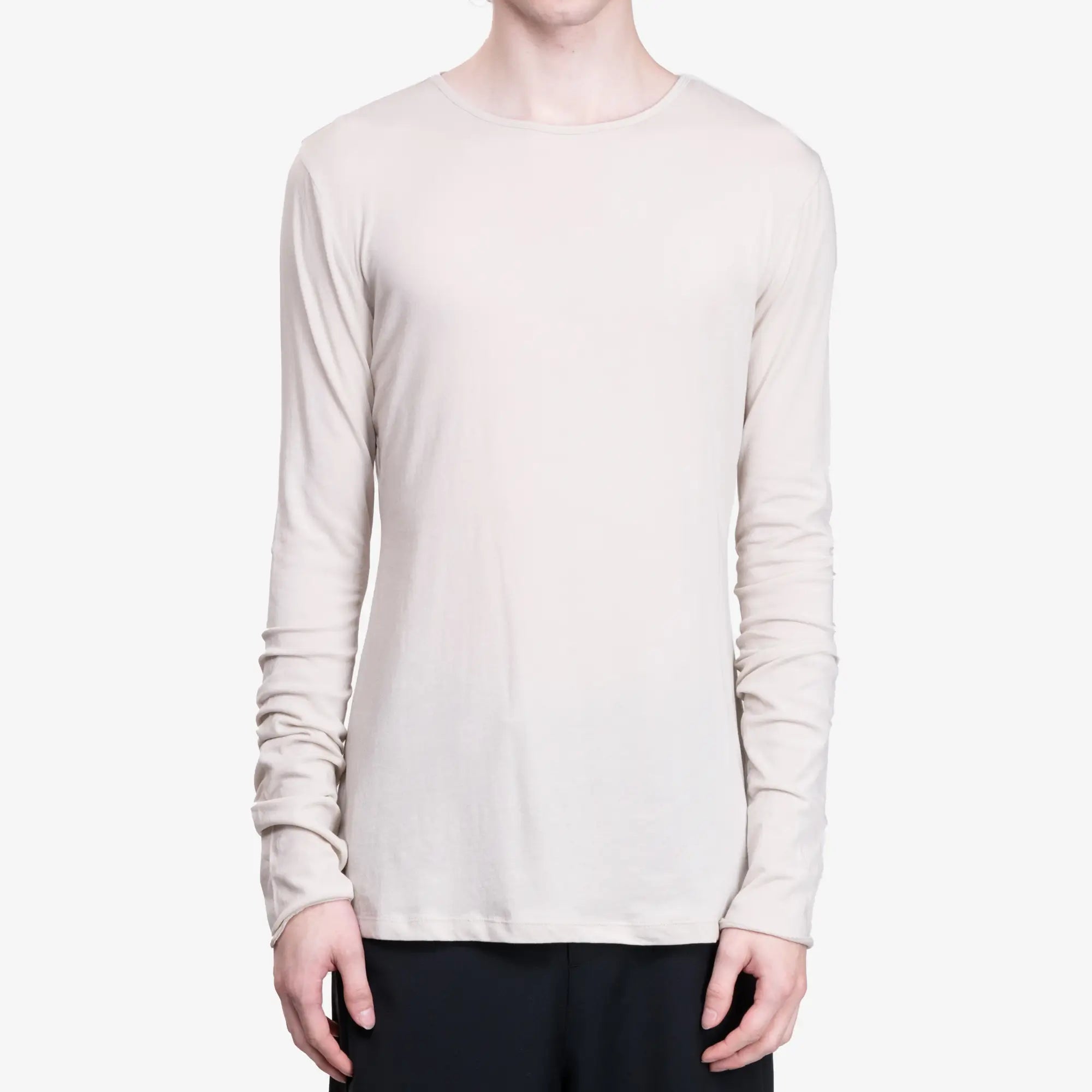 Entire Studios Sheer Long Sleeve Tee Off White - 1
