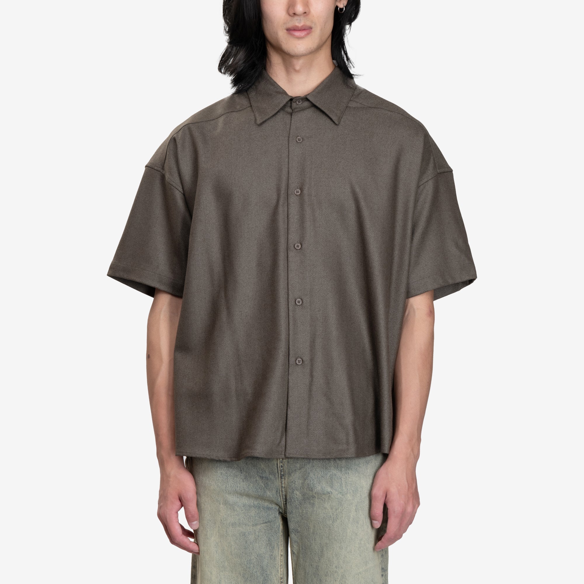Entire Studios Short Sleeve Shirt Pear - 1
