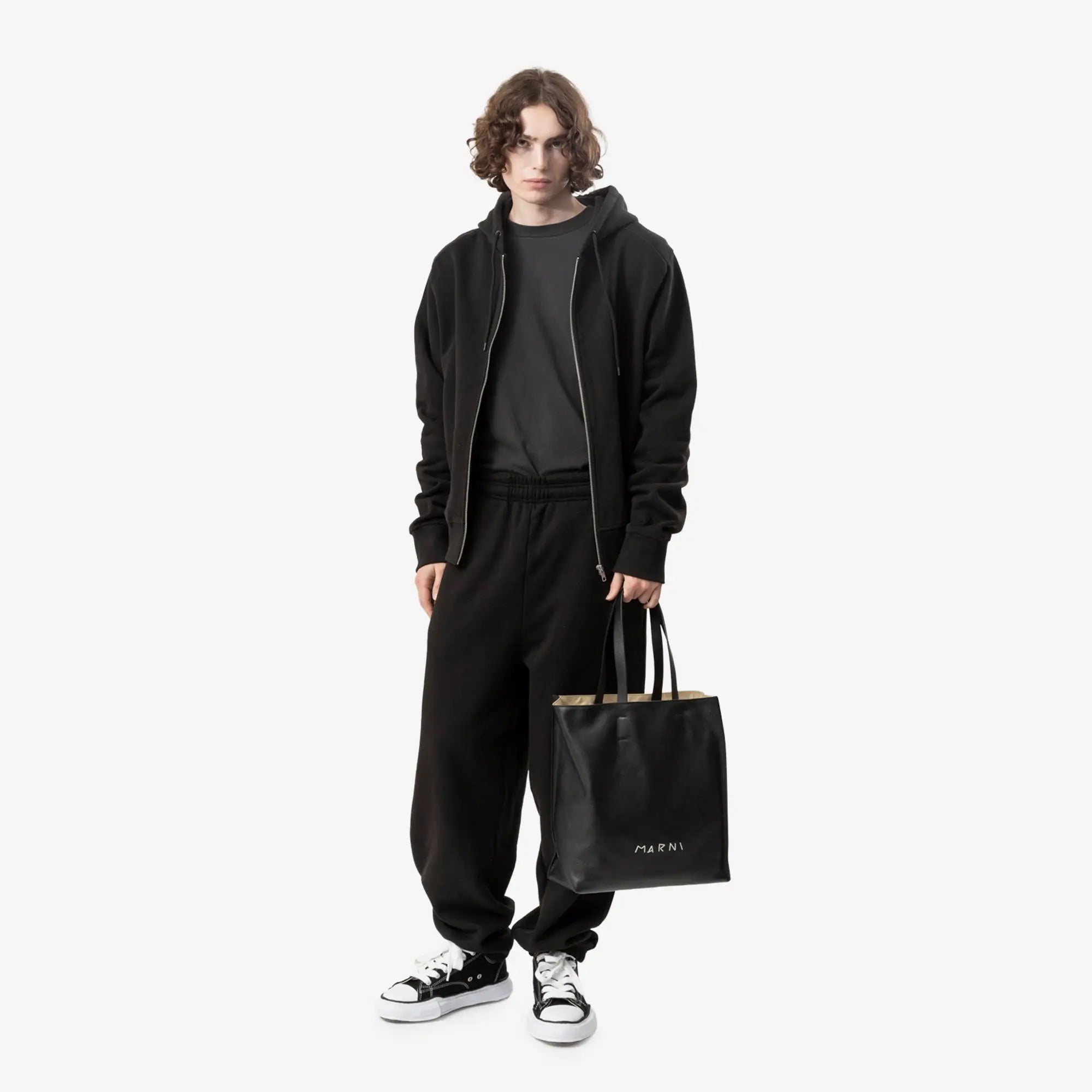 Entire Studios Slim Zip Hoody Black - 2