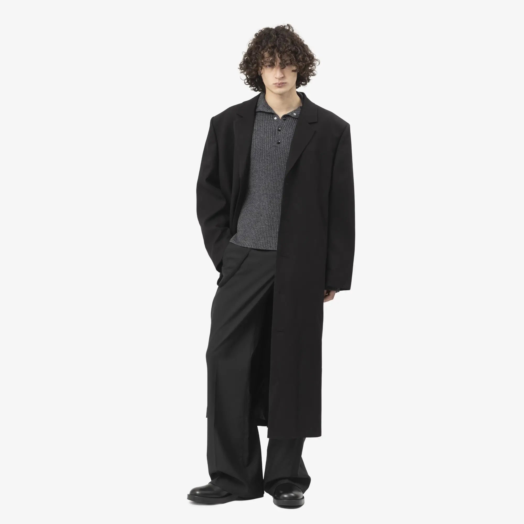 Entire Studios Structured Coat Black - 2