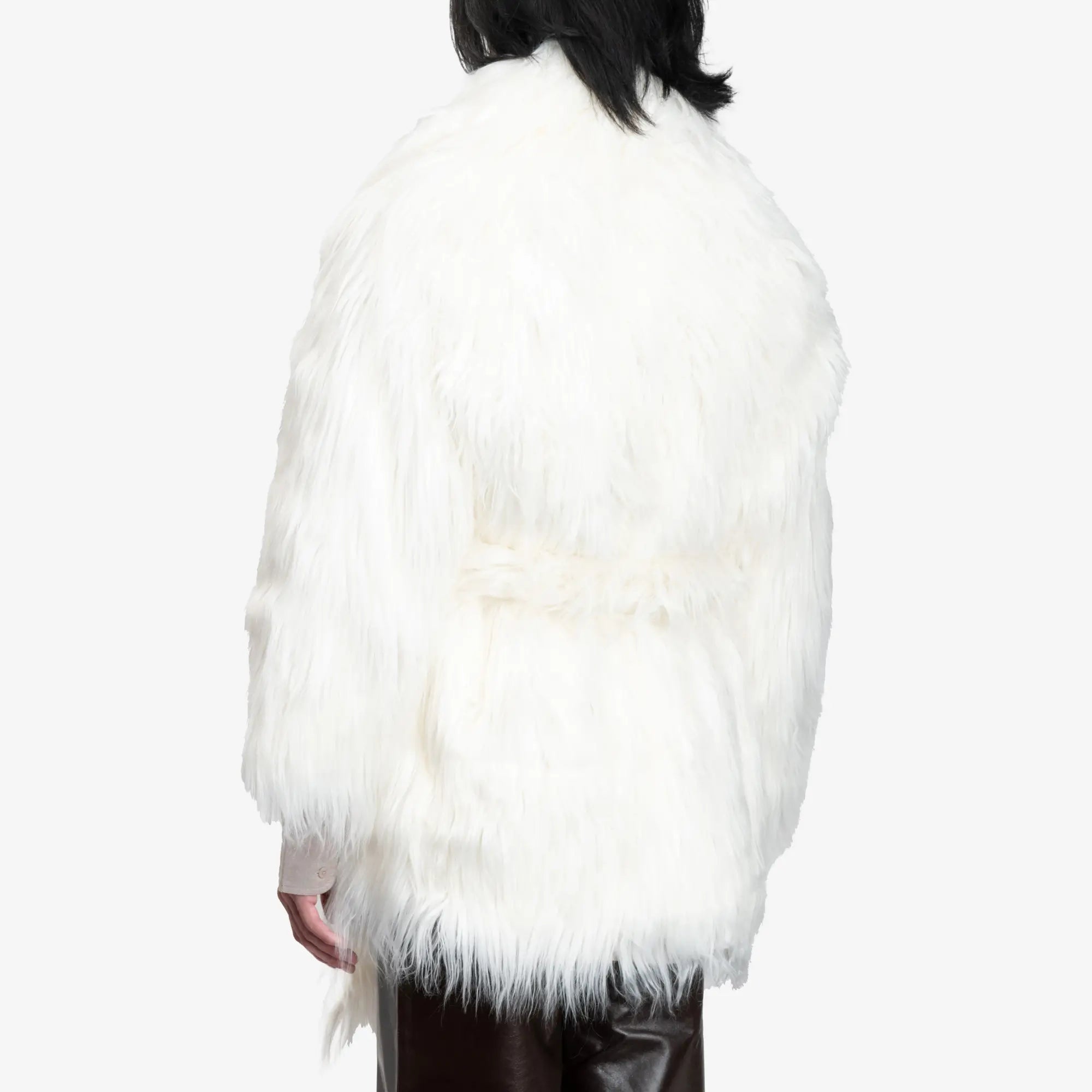 Entire Studios Unisex Juno Coat Cream - 4