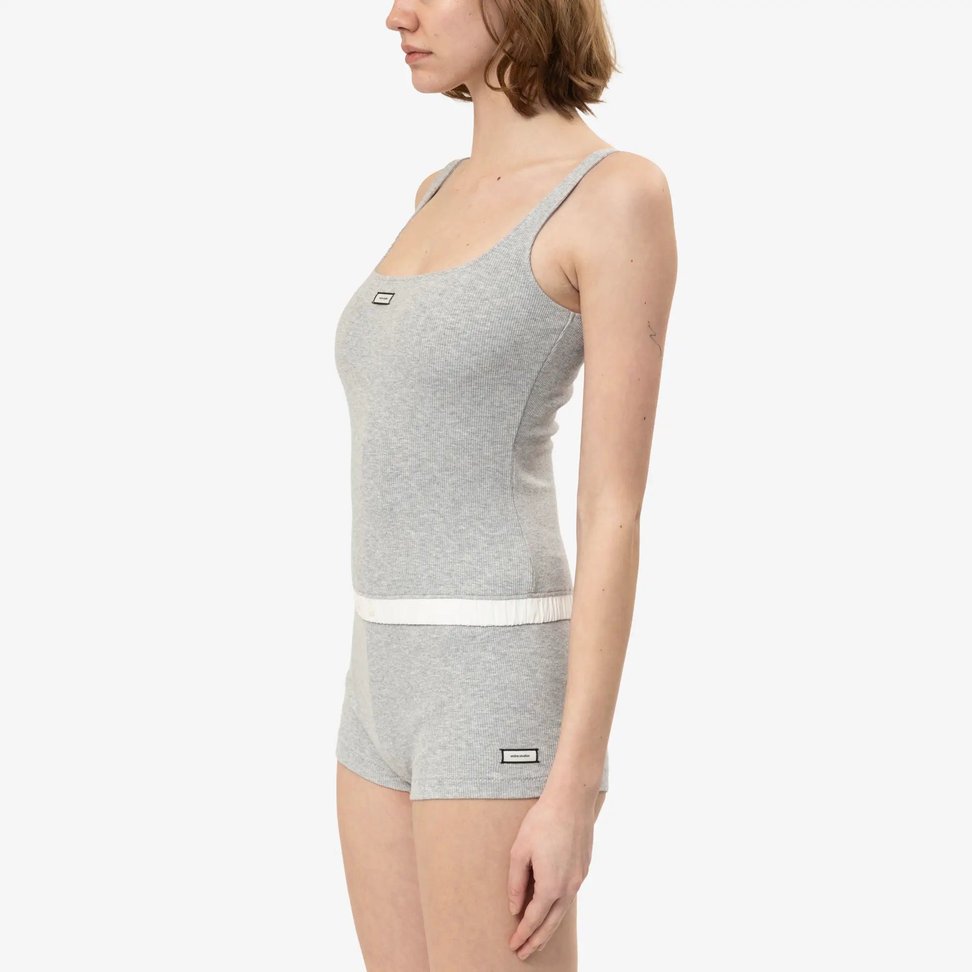 Entire Studios Unisex Lounge Tank Top Pebble - 3