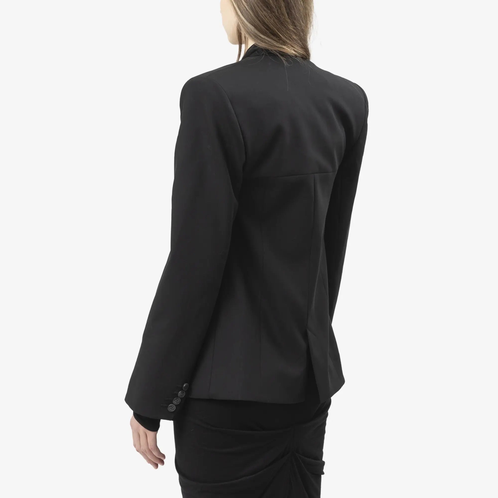 Entire Studios Unisex Oblong Tailored Jacket Black - 4