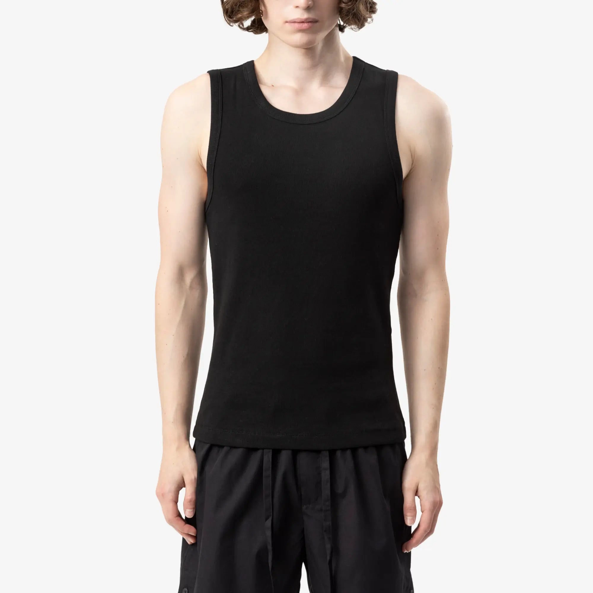 Entire Studios Unisex Rib Tank Top Black - 1