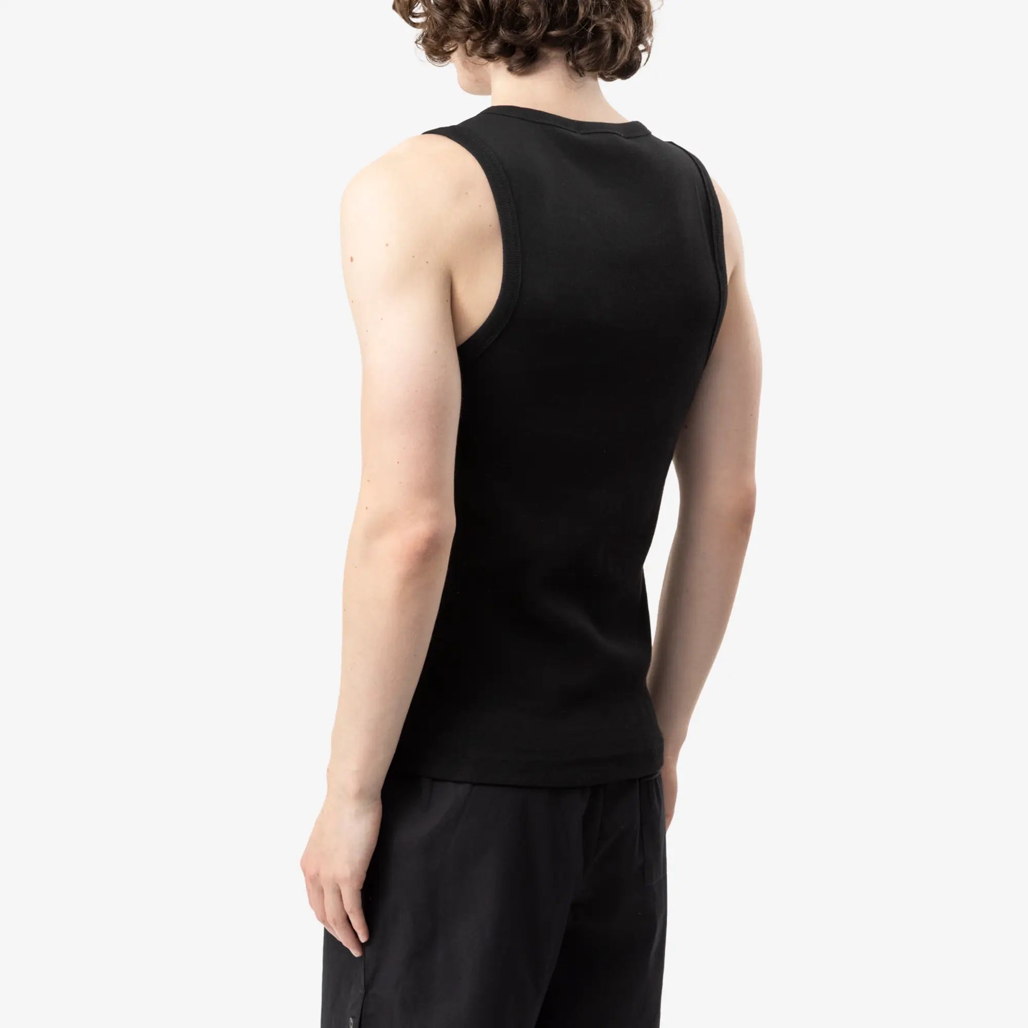 Entire Studios Unisex Rib Tank Top Black - 4