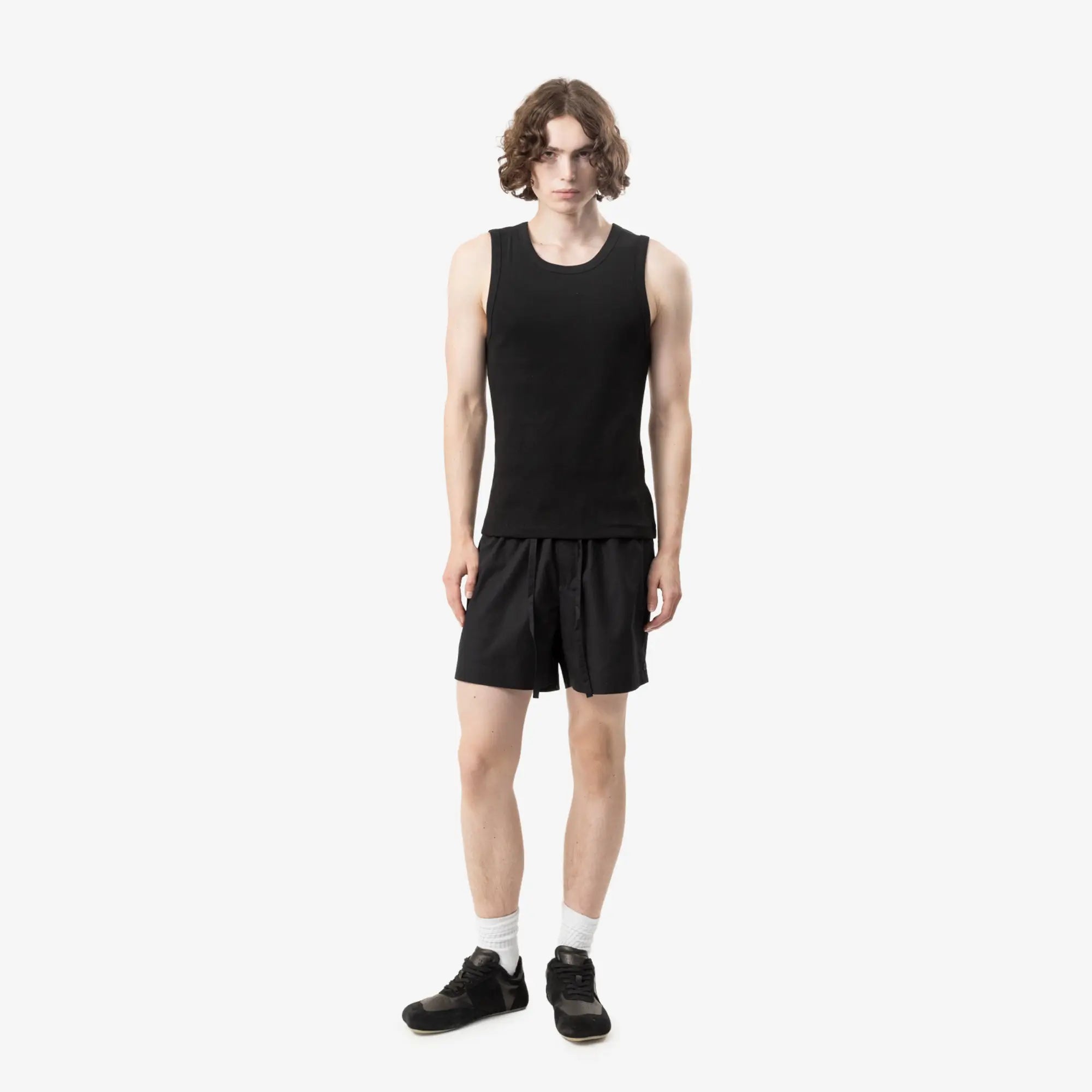 Entire Studios Unisex Rib Tank Top Black - 2