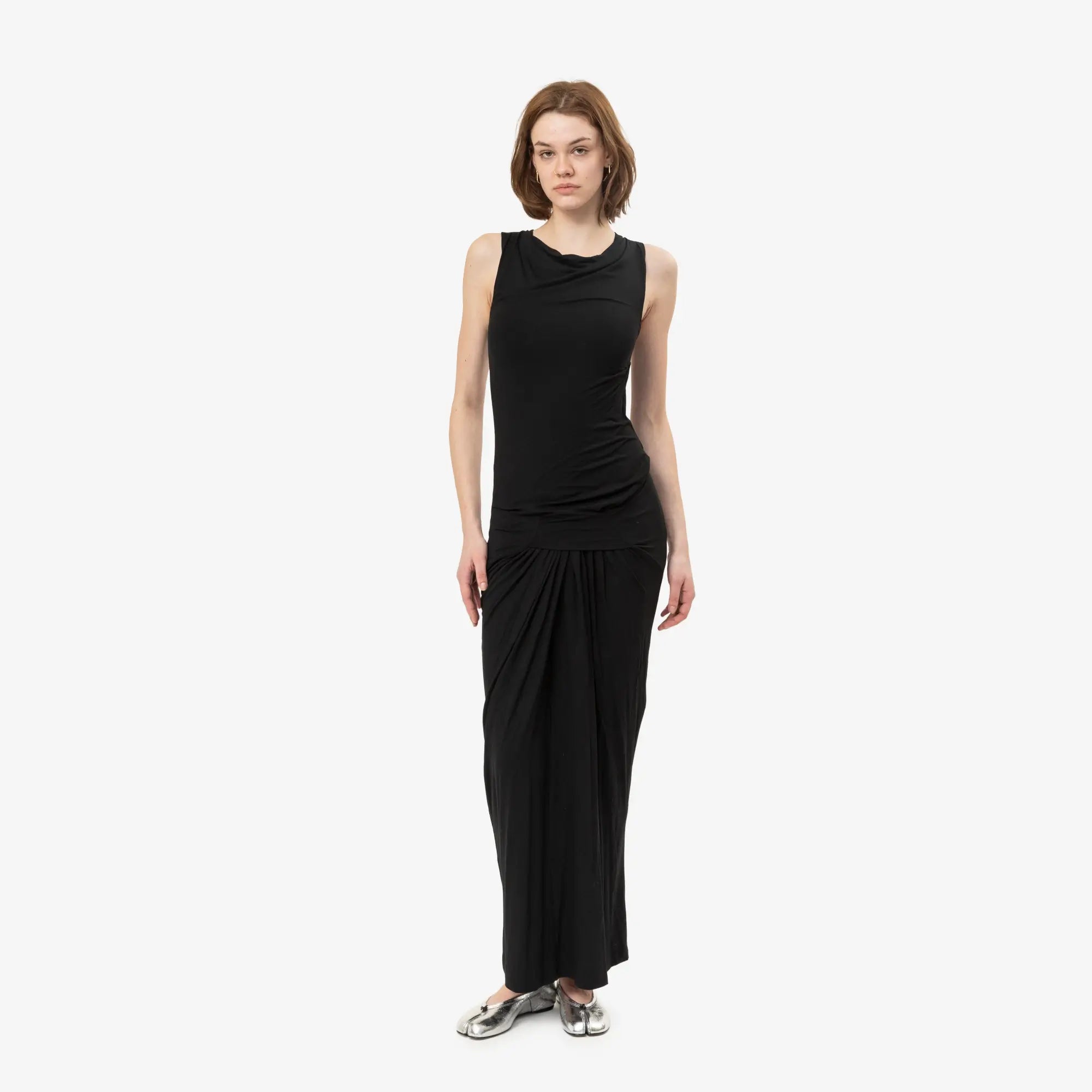 Entire Studios Womens Drape Dress Black - 2
