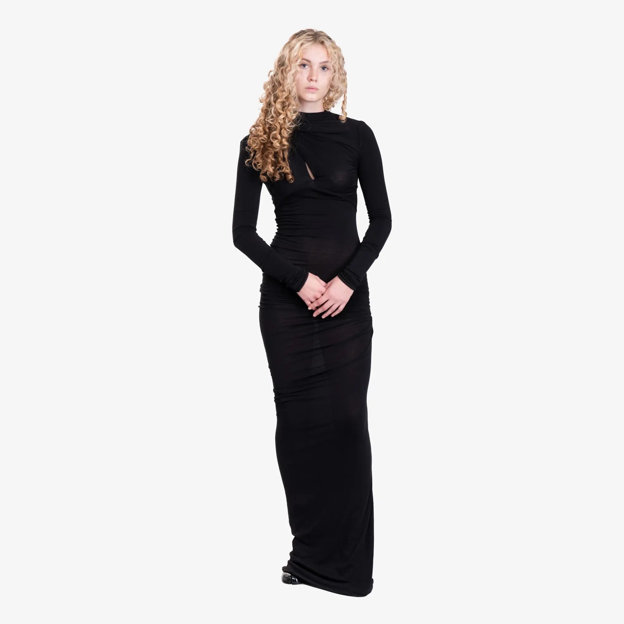 Entire Studios Womens Gres Dress Soot - 2
