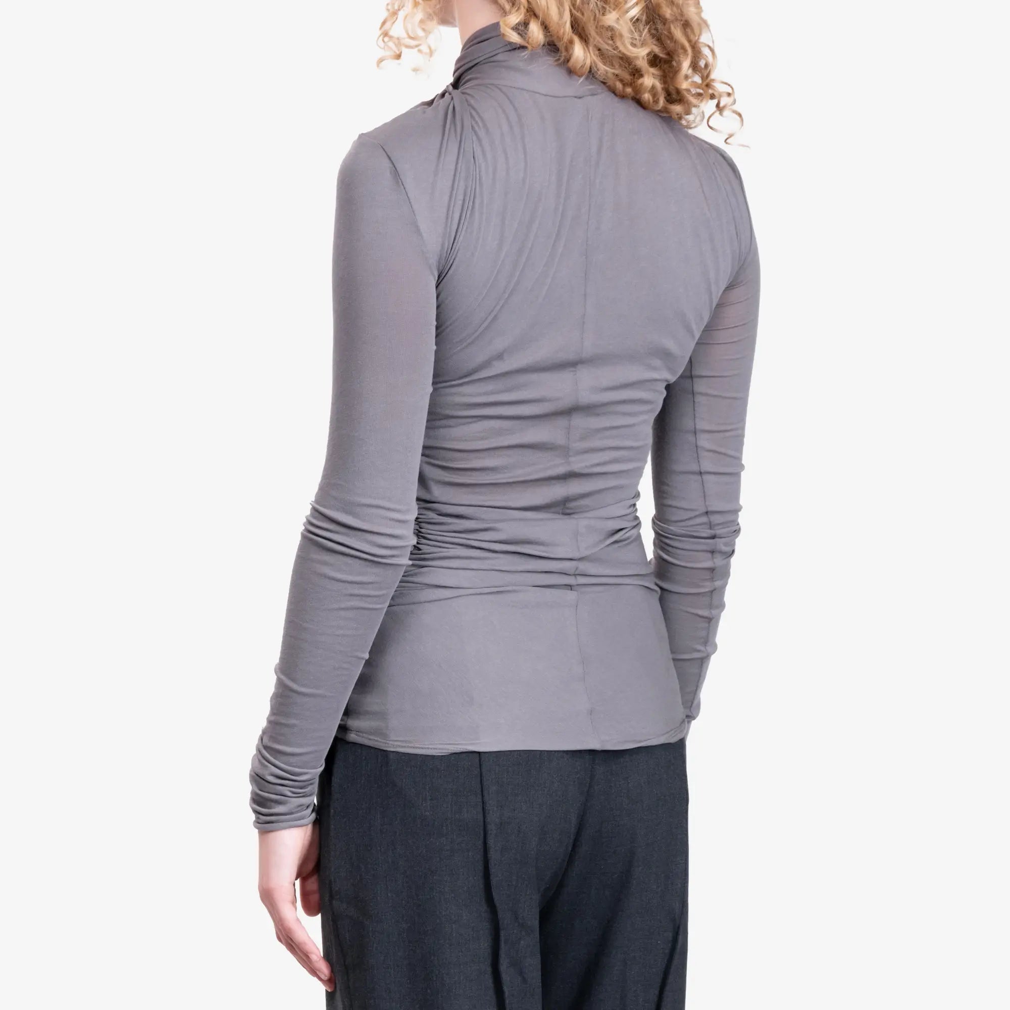 Entire Studios Womens Gres Top Deep Grey - 4