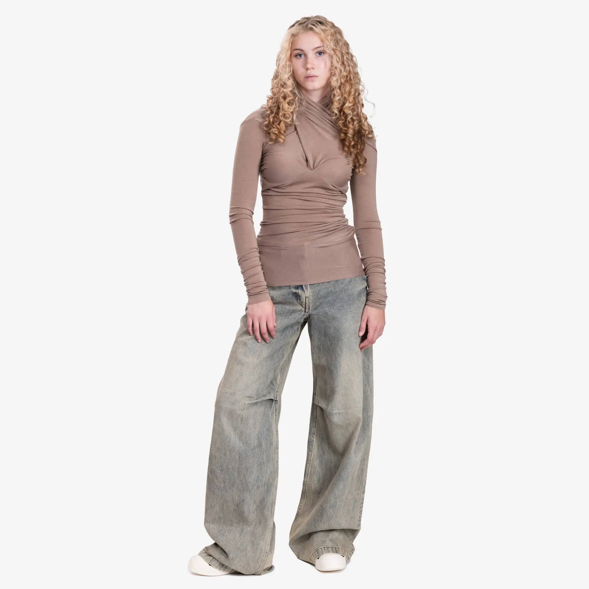 Entire Studios Womens Gres Top Peach Skin - 2