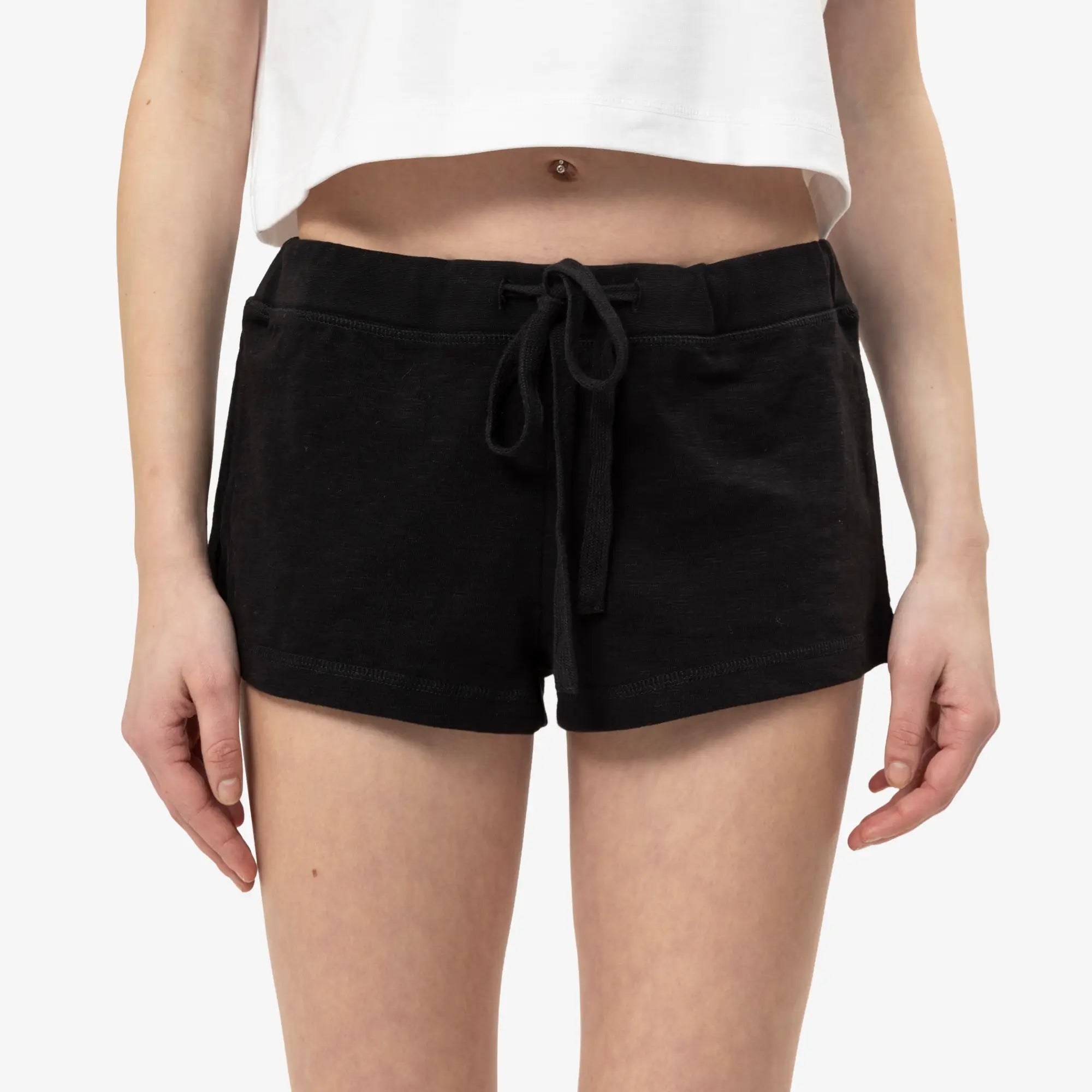 Entire Studios Womens Lightweight Micro Shorts Black - 5