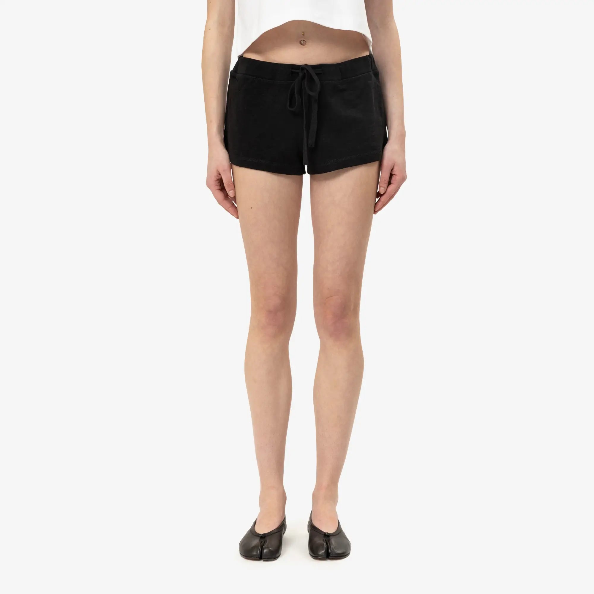 Entire Studios Womens Lightweight Micro Shorts Black - 1