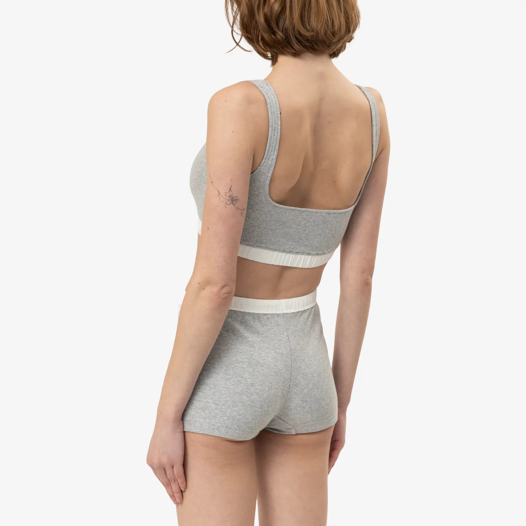 Entire Studios Womens Lounge Bra Pebble - 4