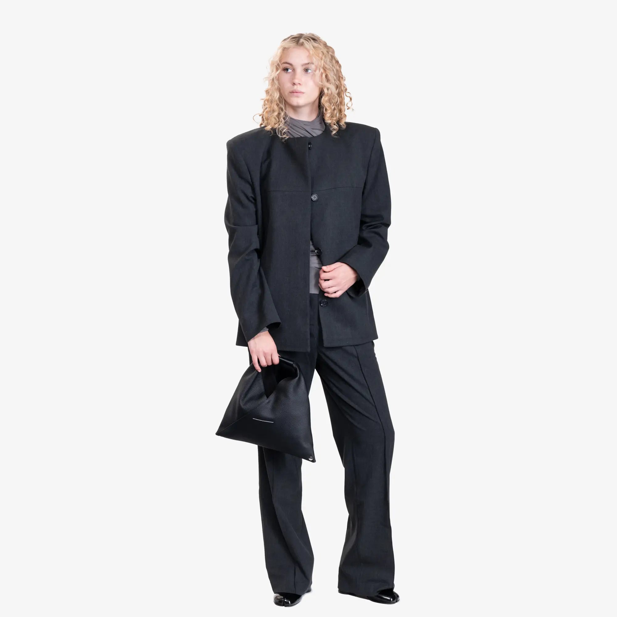 Entire Studios Womens Oblong Tailored Jacket Graphite - 2