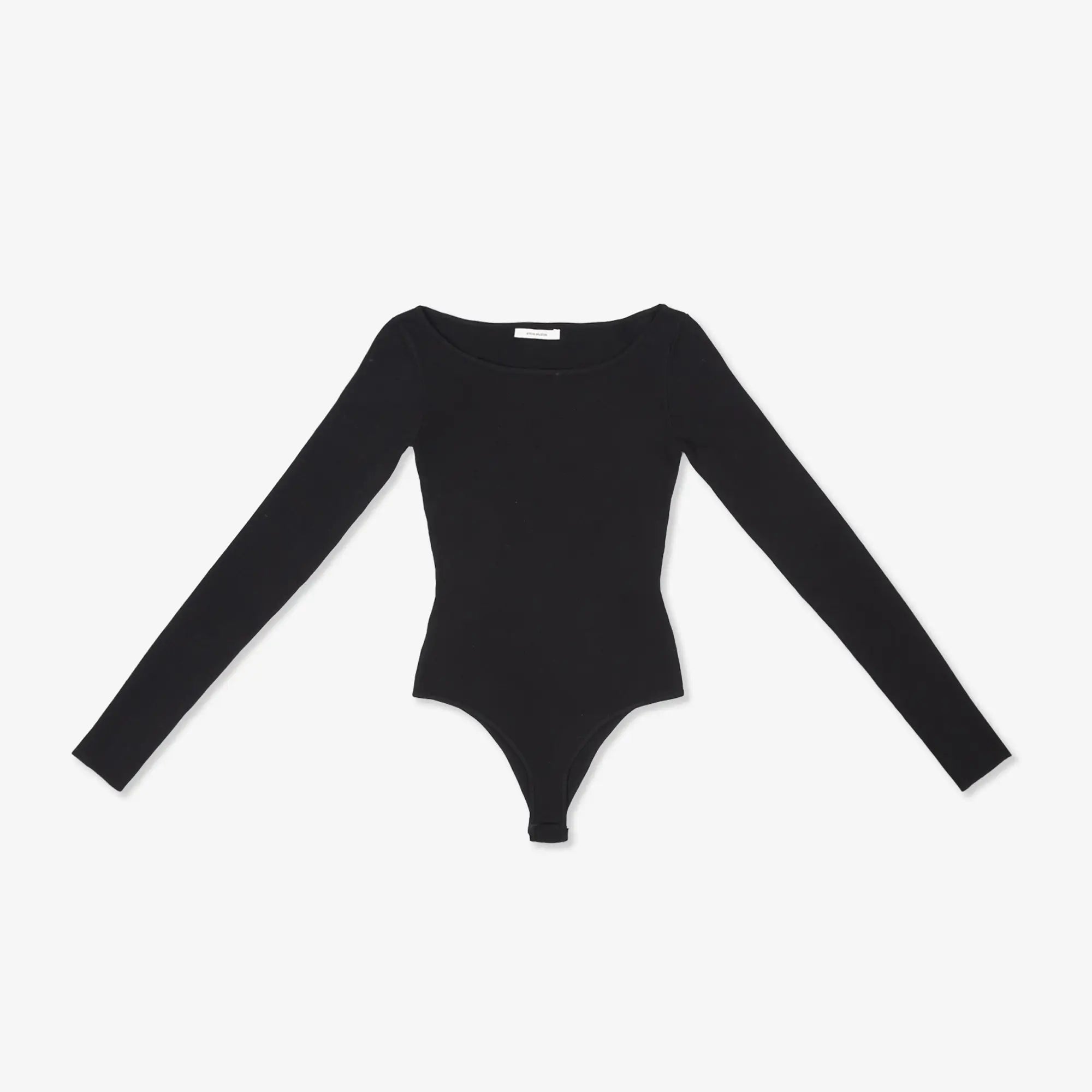 Entire Studios Womens Scoop Neck Bodysuit Black - 1