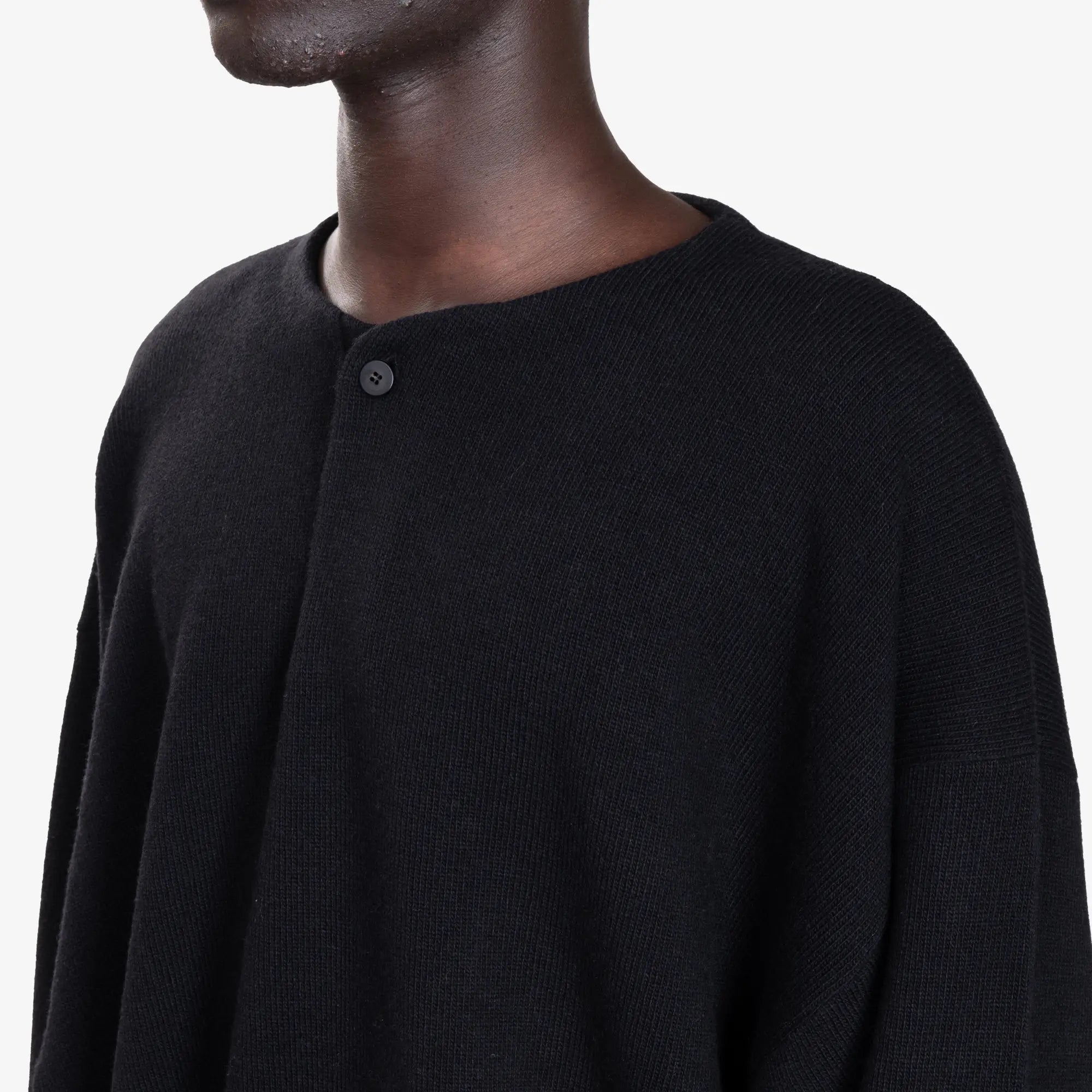 Fear of God Henley Sweater Black - 5