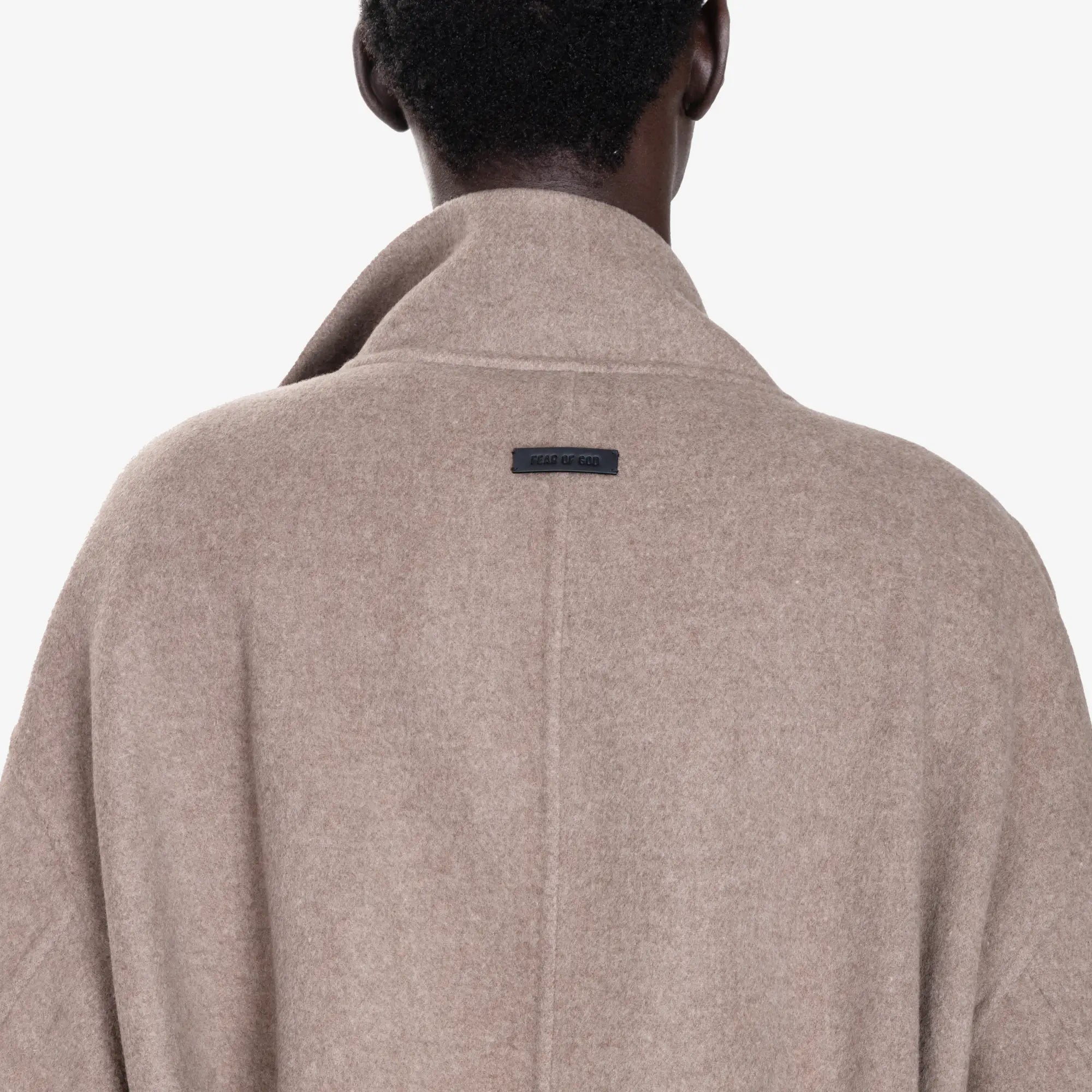 Fear of God High Neck Coat Walnut - 6