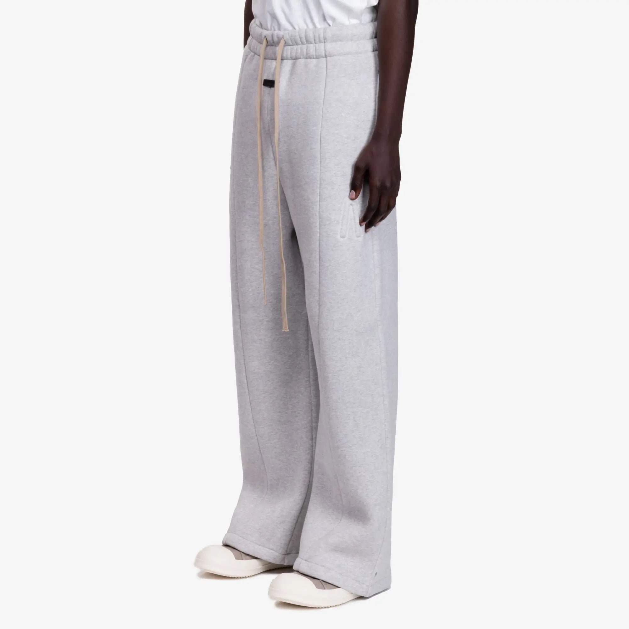 Fear of God Wide Leg Sweatpants Melange Grey - 3